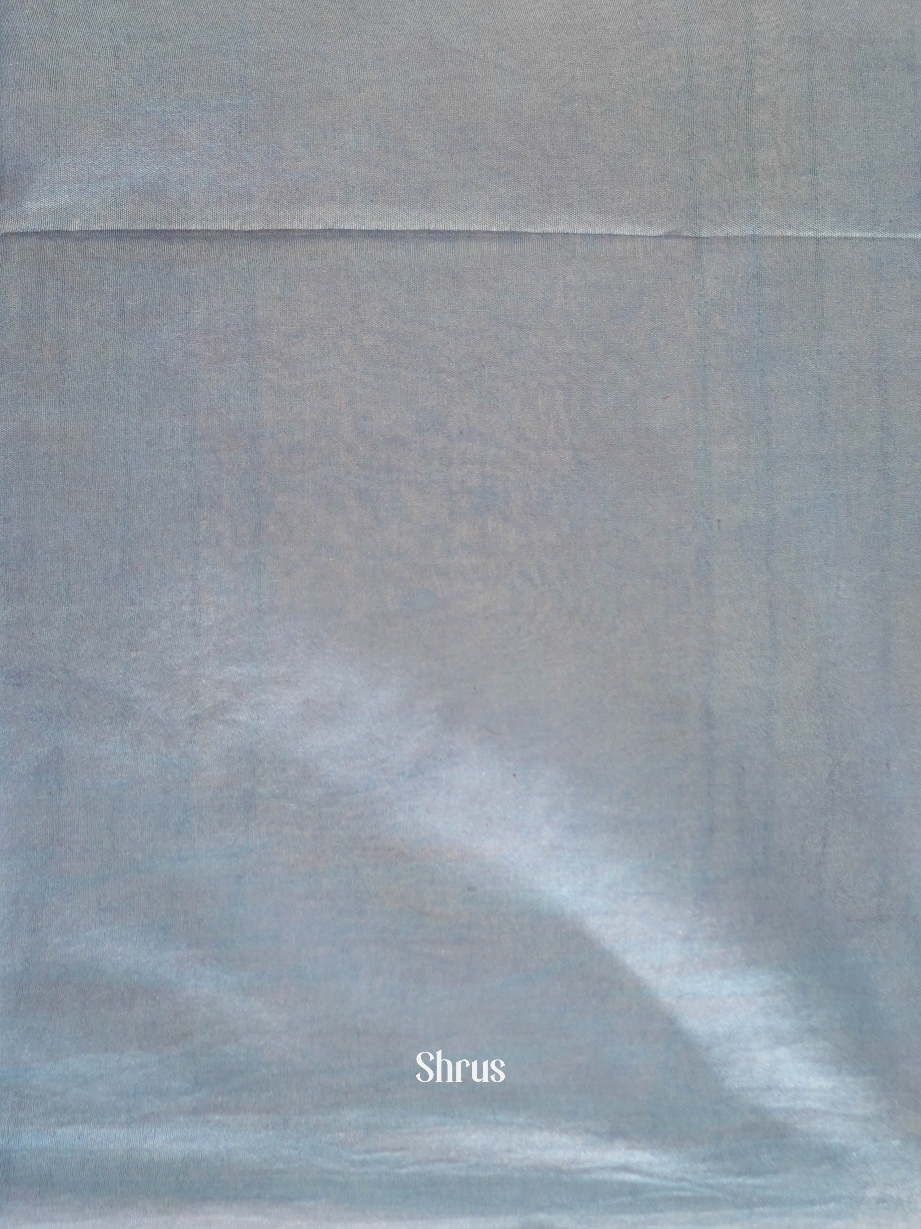 Navy Blue & Lite Blue - Shibori Saree