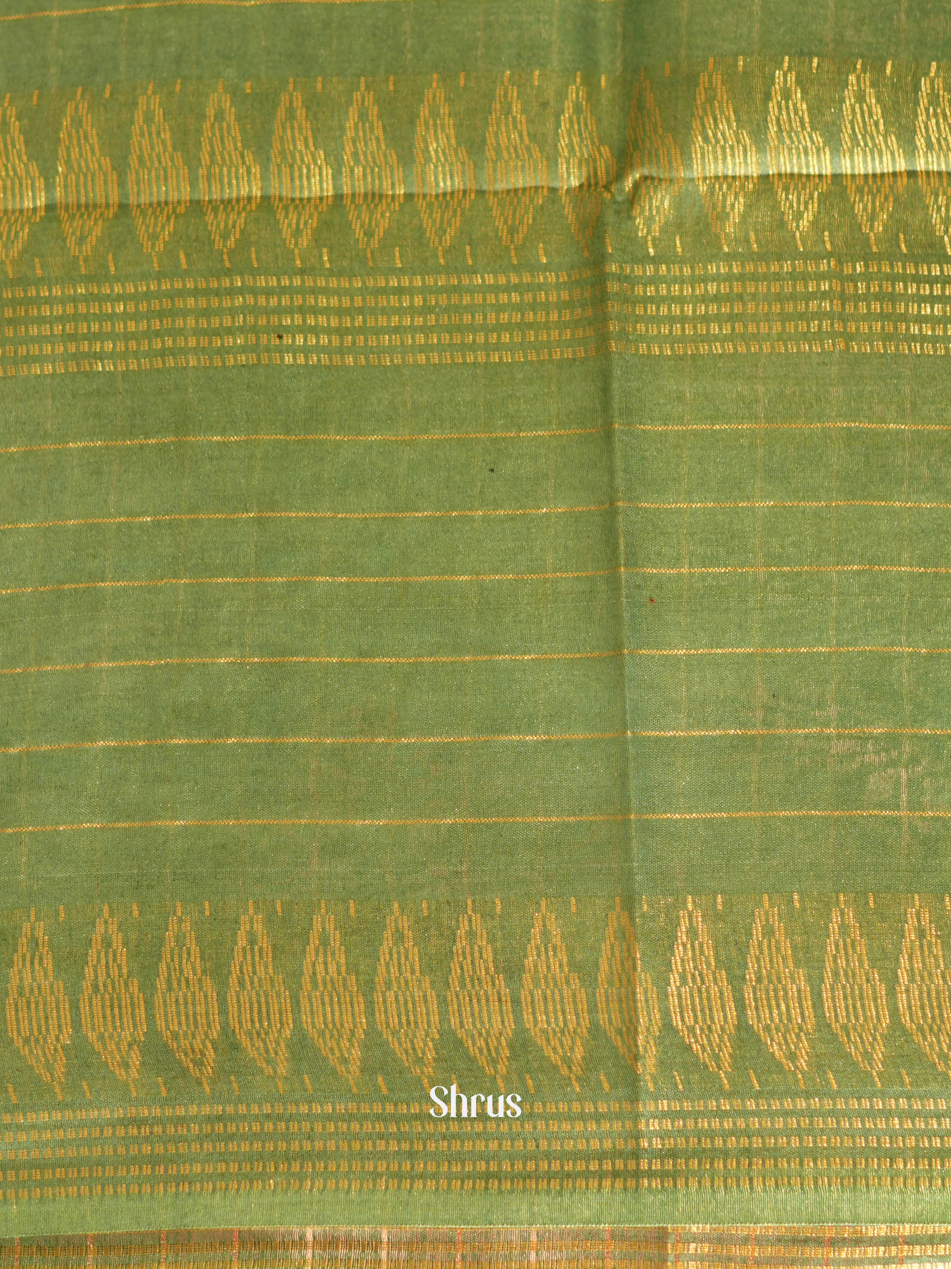 Mehandi Green & Green - Shibori Saree