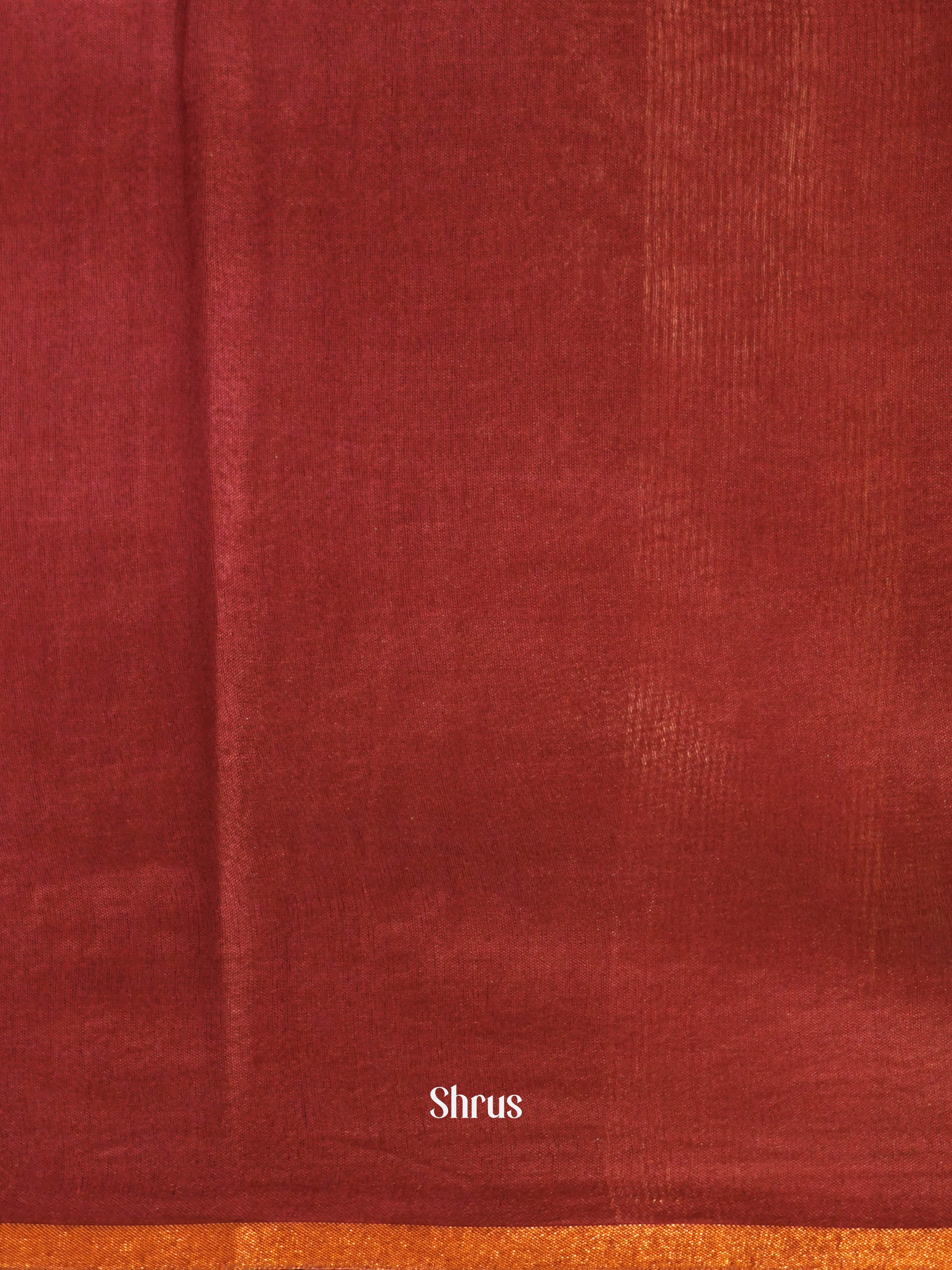 Dark Brown & Brown - Shibori Saree