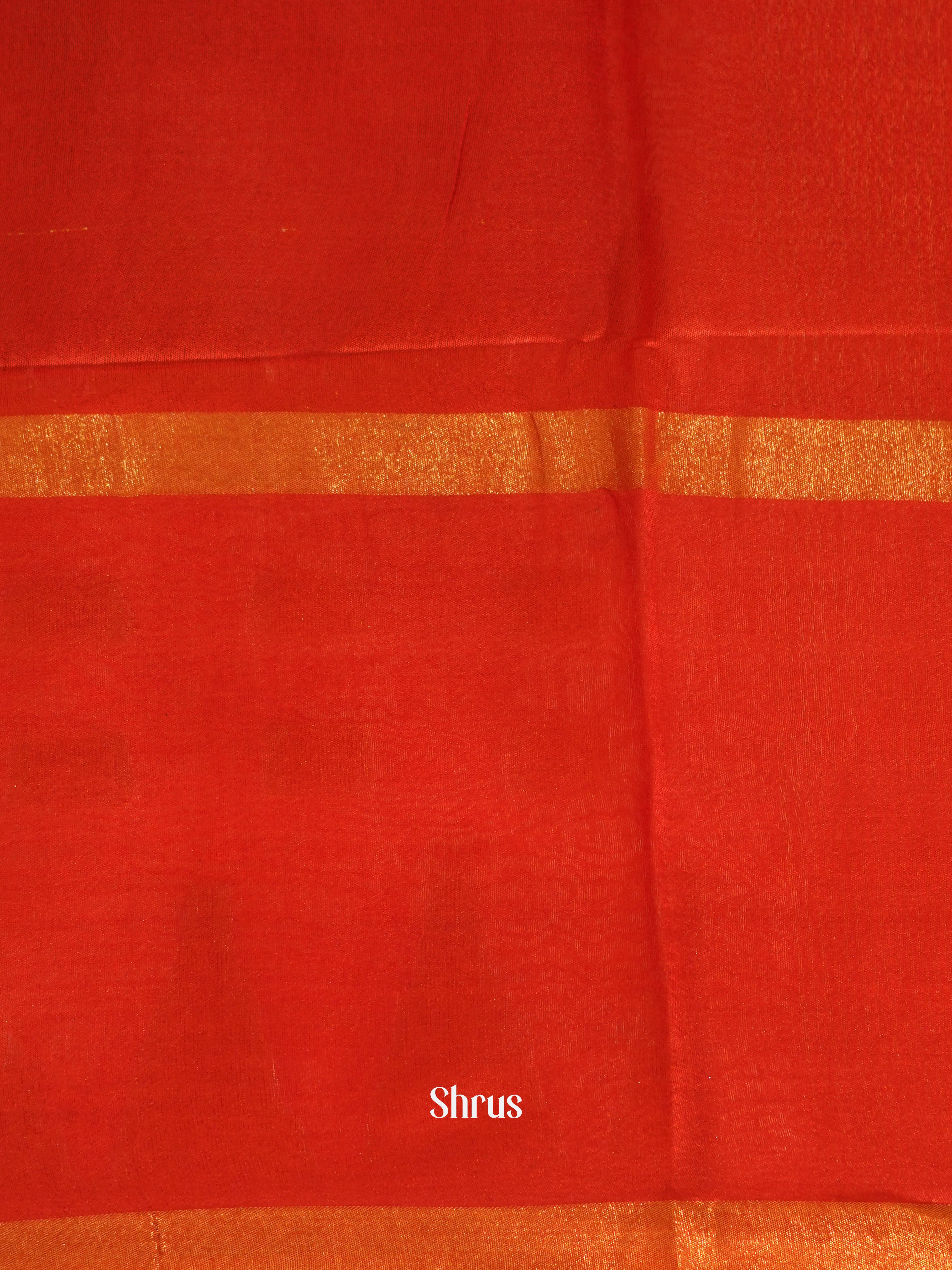 Brown & Red - Shibori Saree