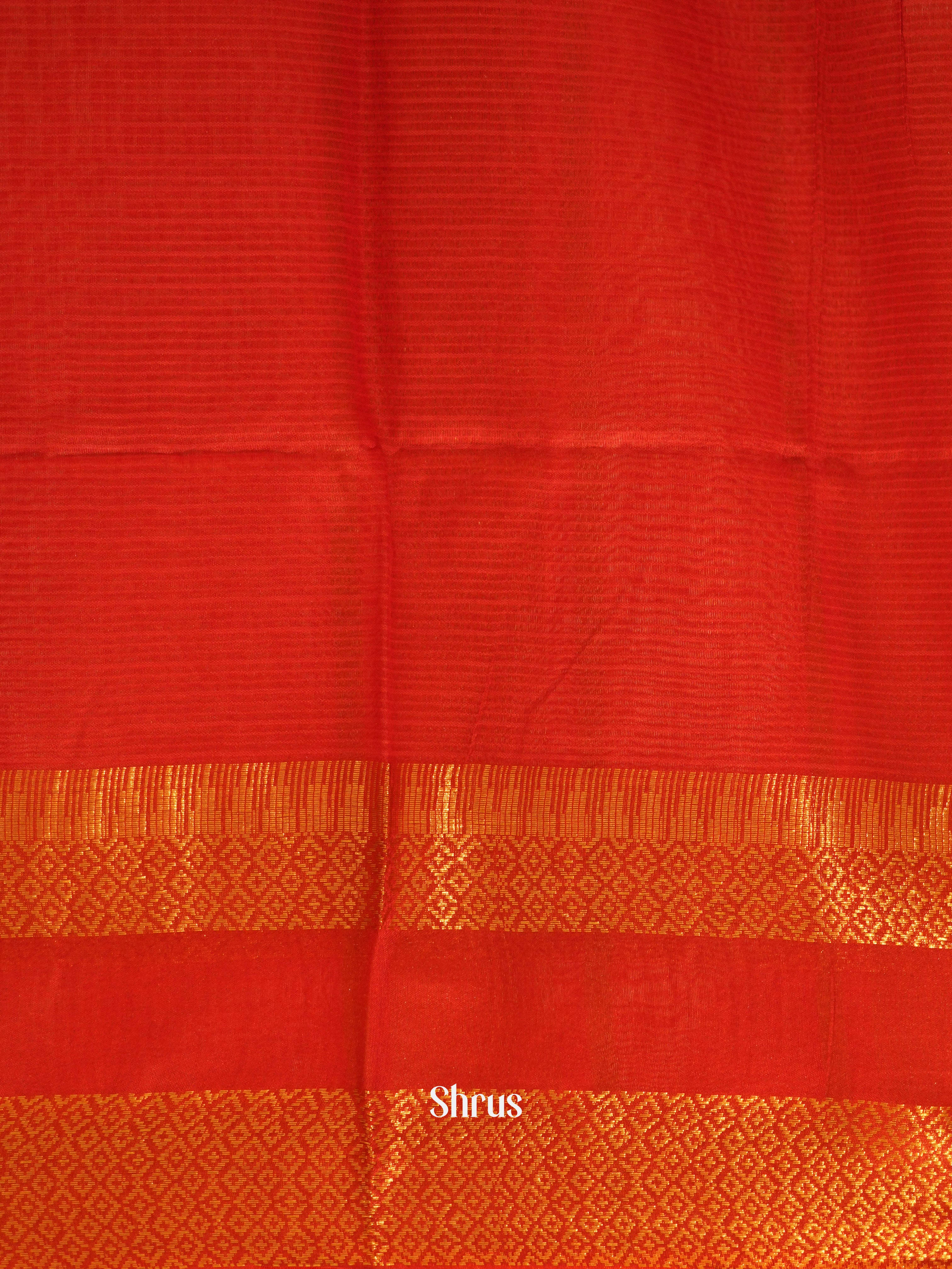 Black & Red - Shibori Saree