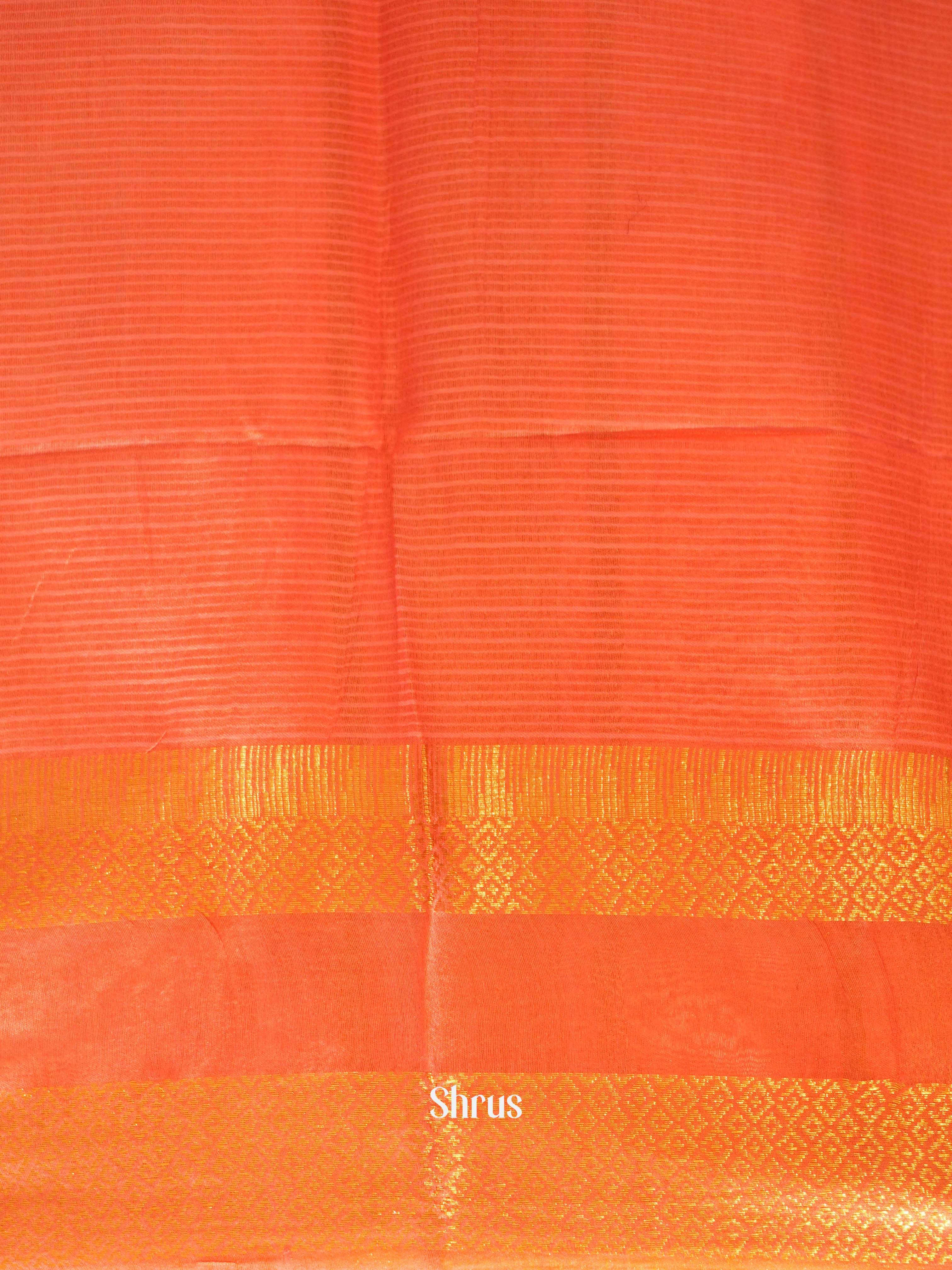 Violet & Orangish pink - Shibori Saree