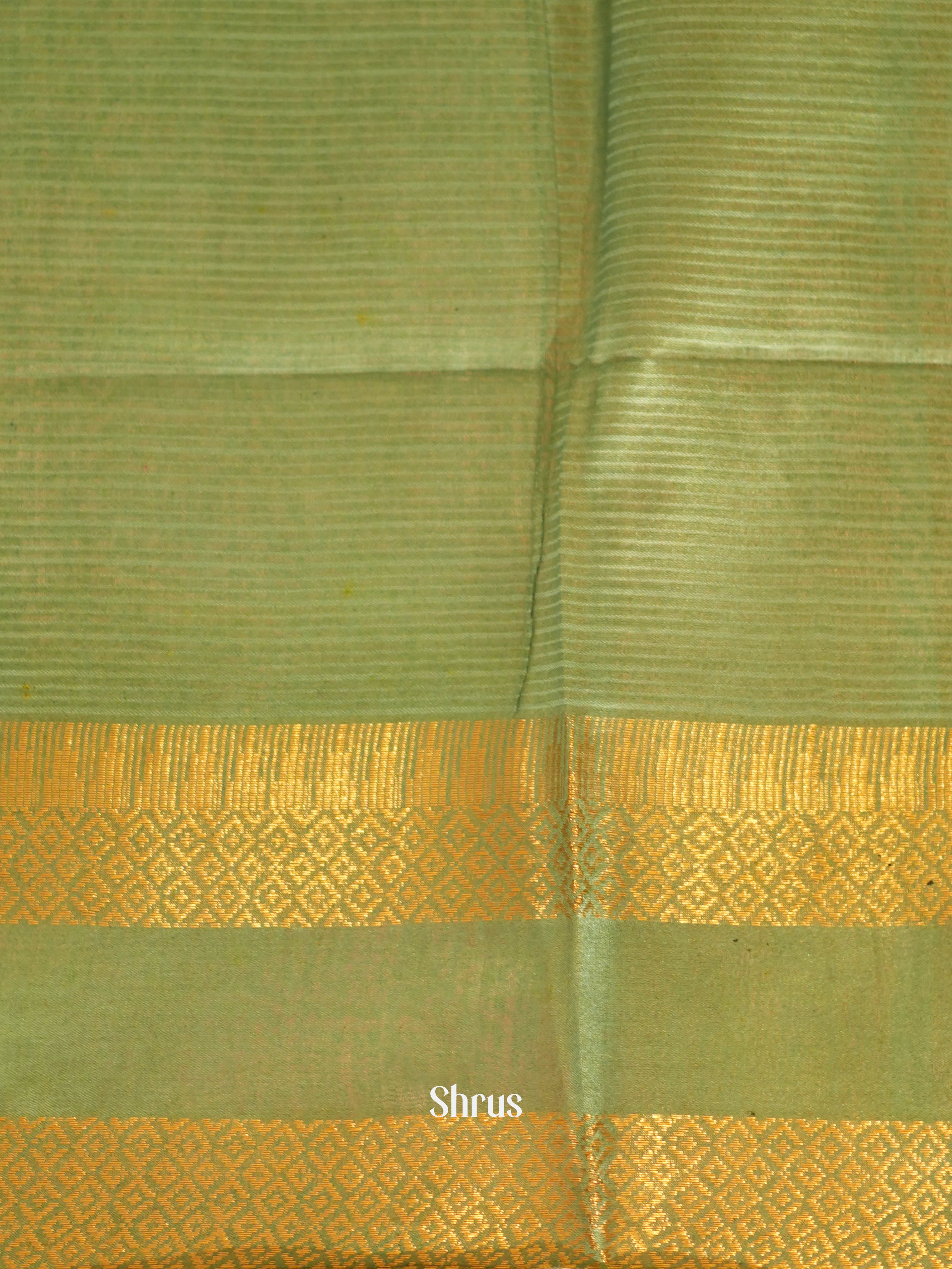 Mehandi Green & Green- Shibori Saree