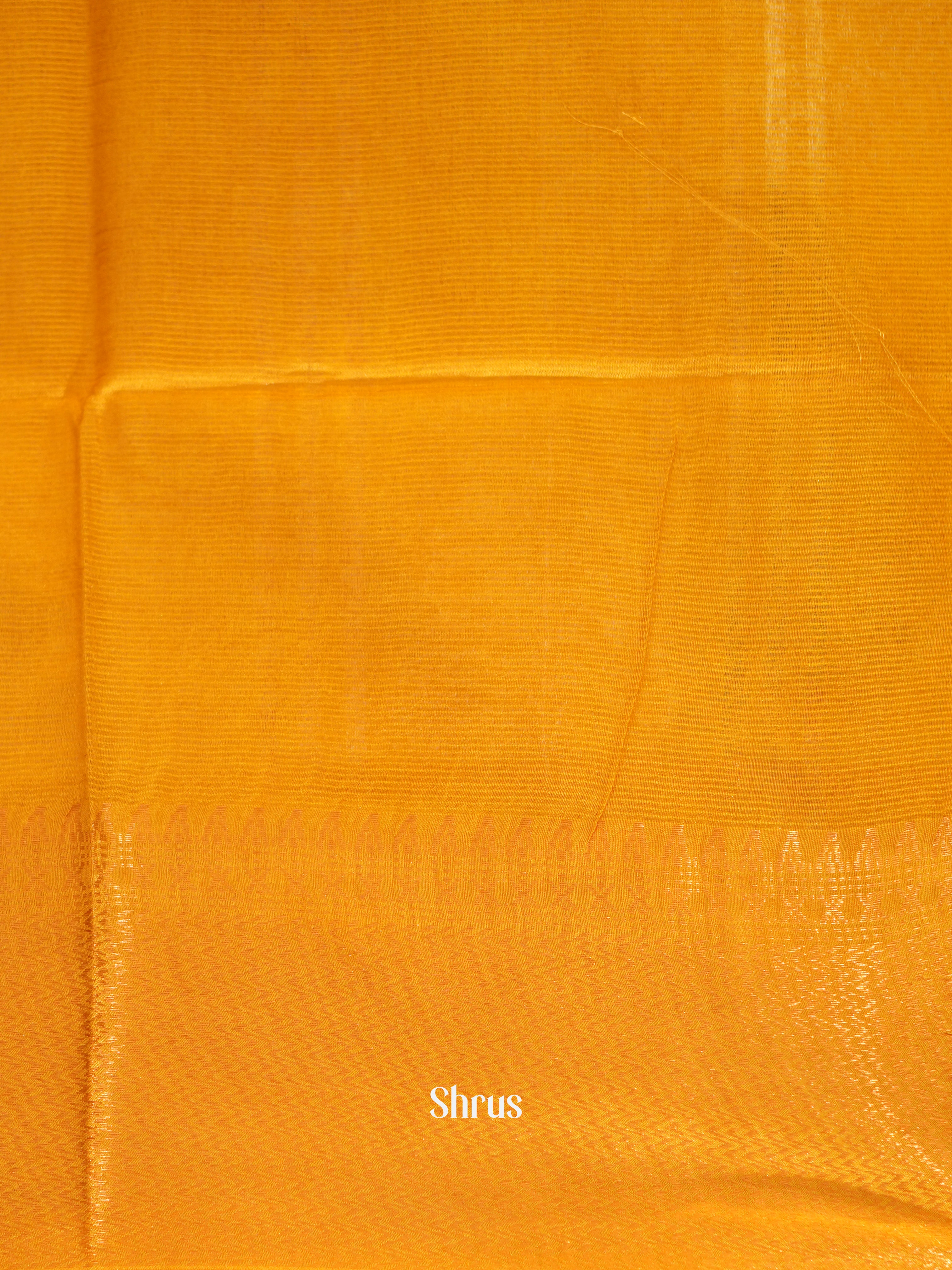 Brown & Mustard - Shibori Saree