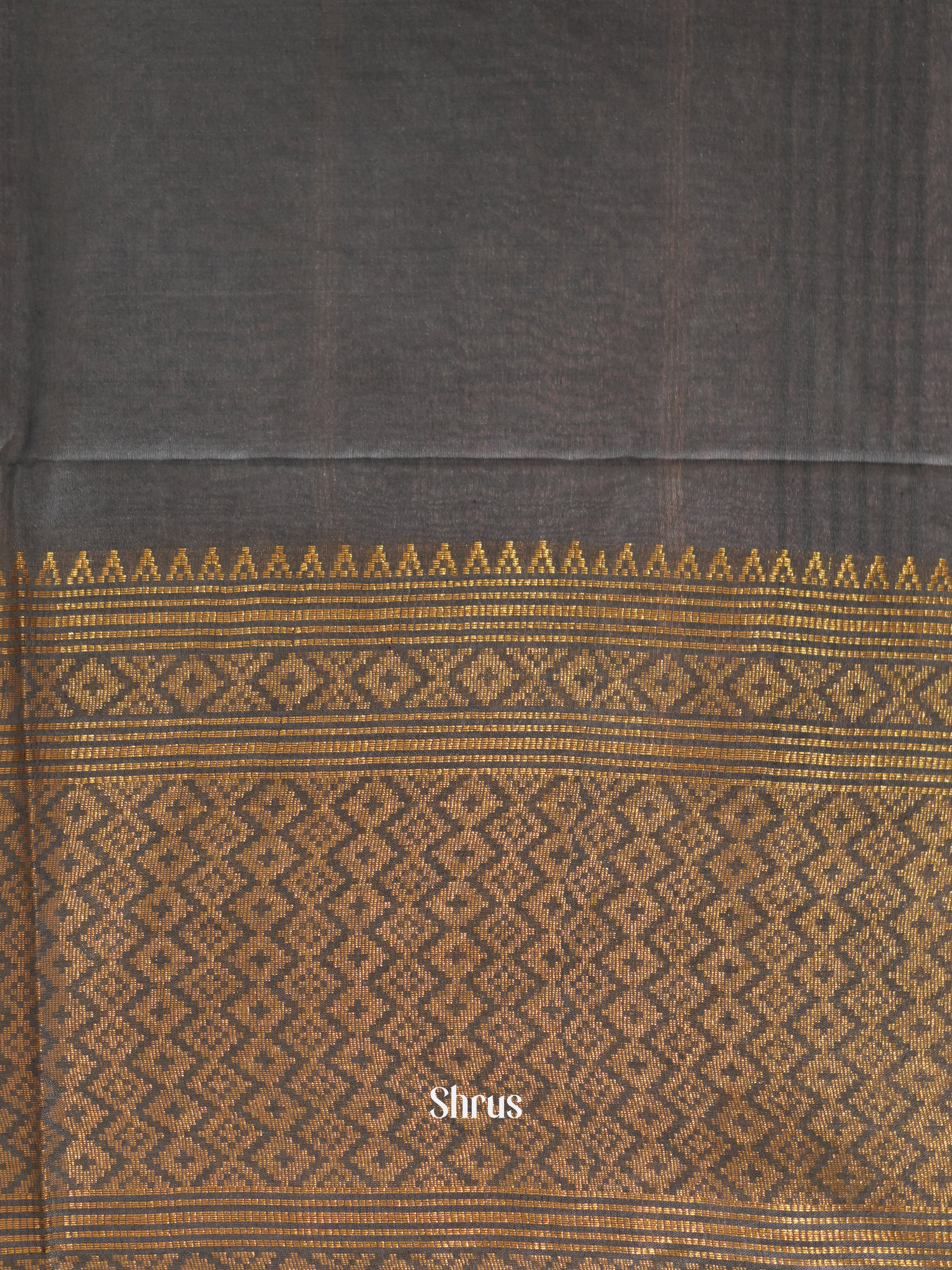 Black & Grey - Shibori Saree