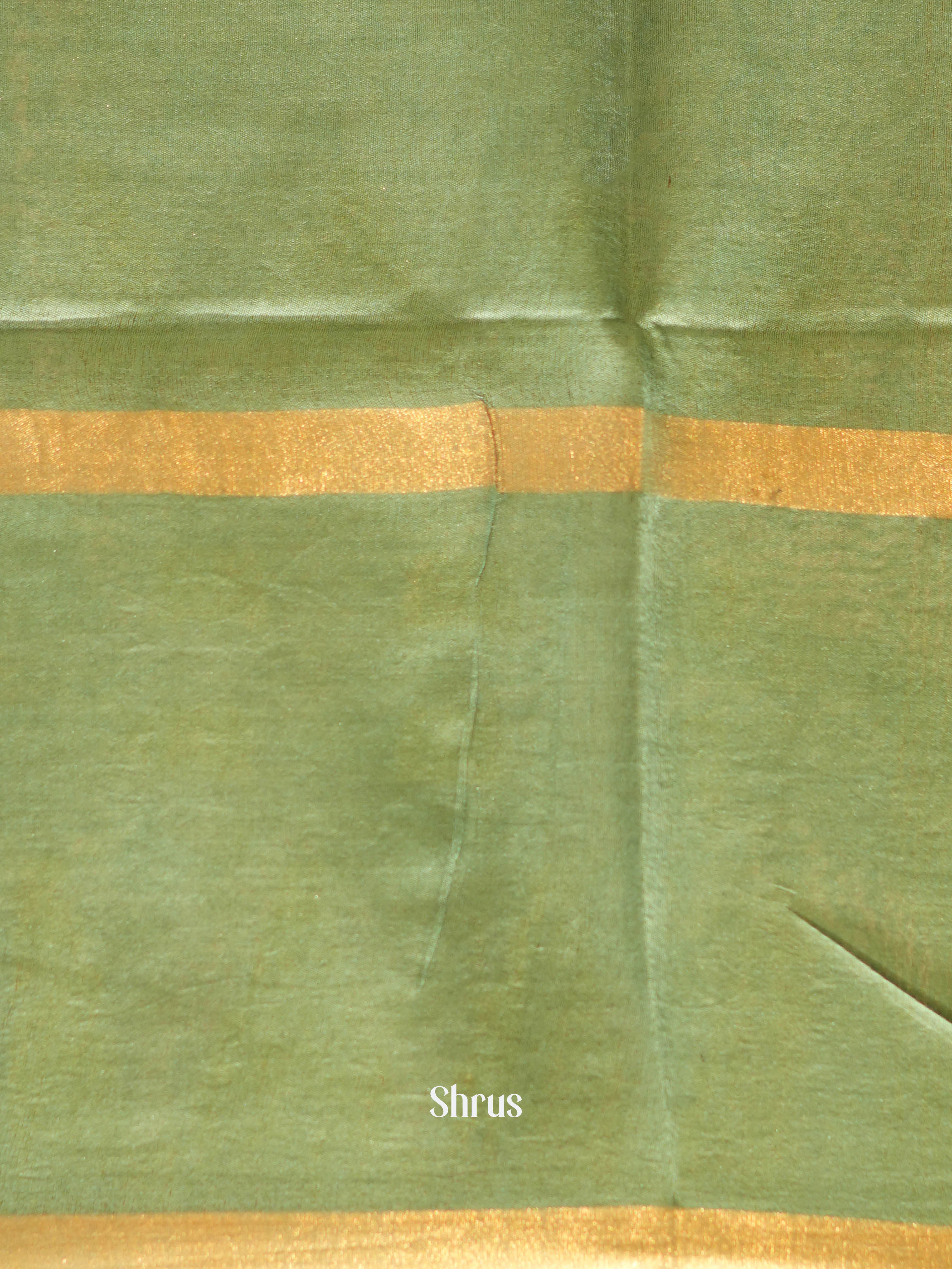 Mehandi Green & Green - Shibori Saree