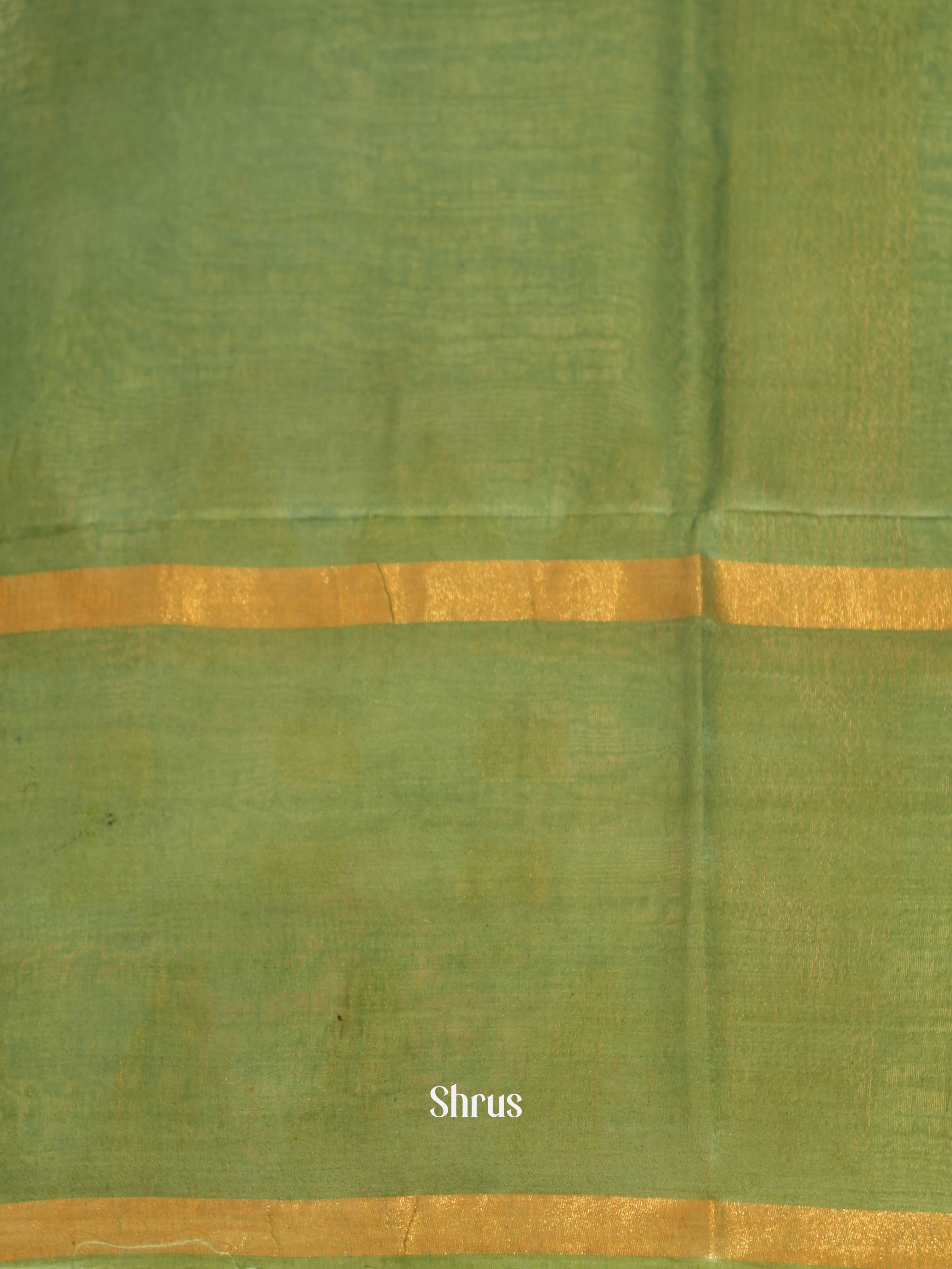 Mehandi Green  & Green - Shibori Saree