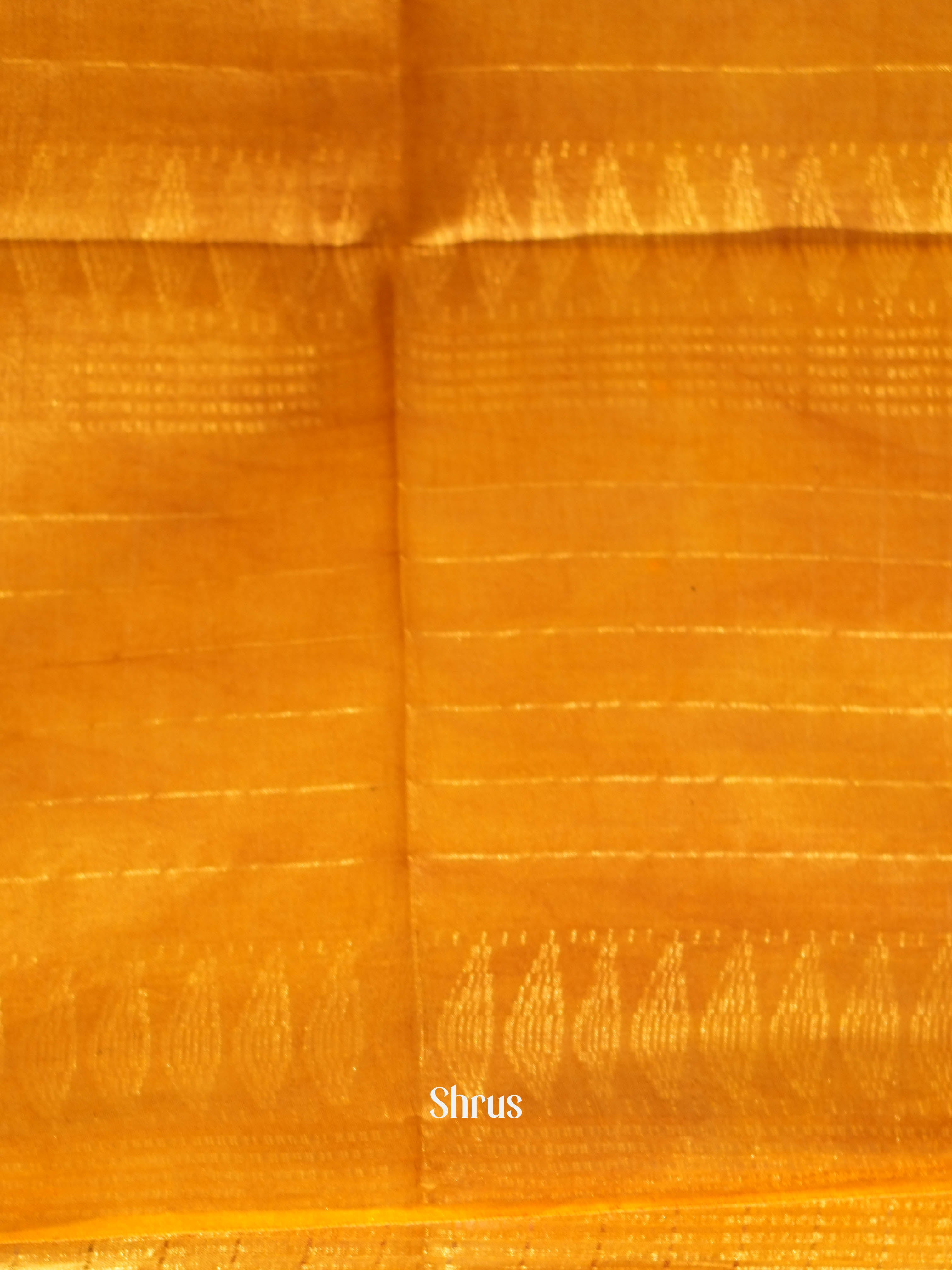 Brown & Mustard- Shibori Saree