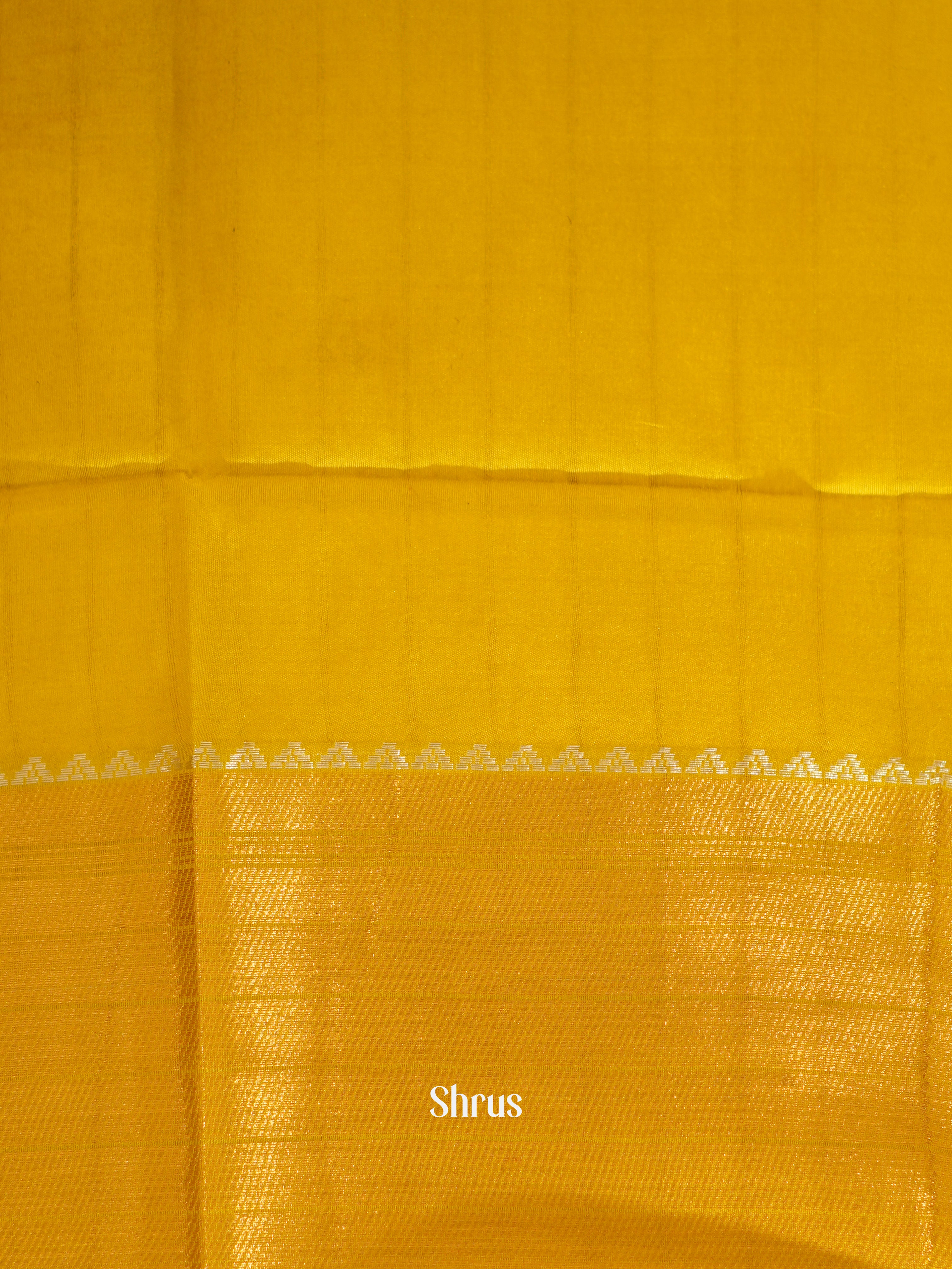 Brown & Yellow - Shibori Saree