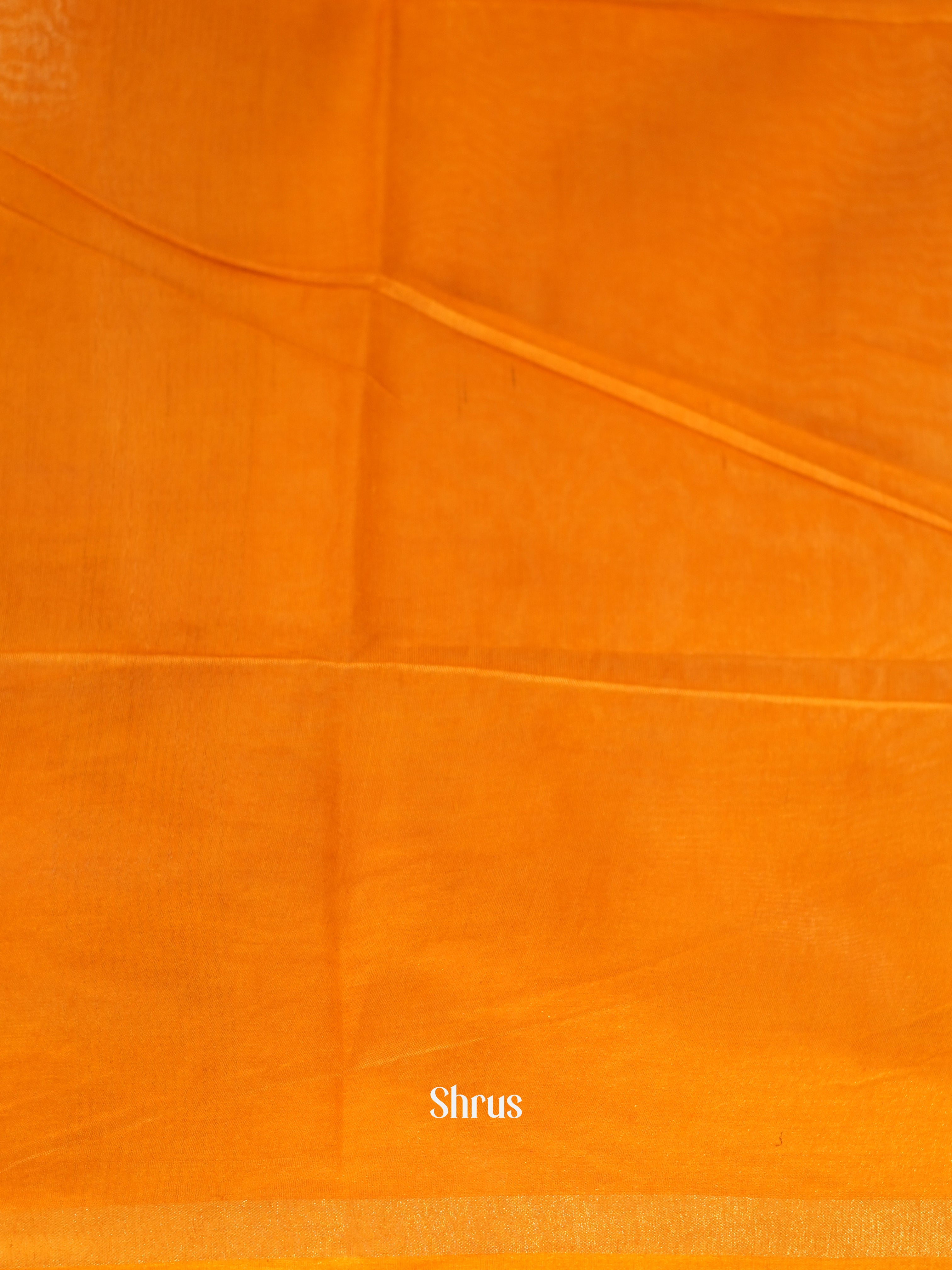 Brown & Orange - Shibori Saree