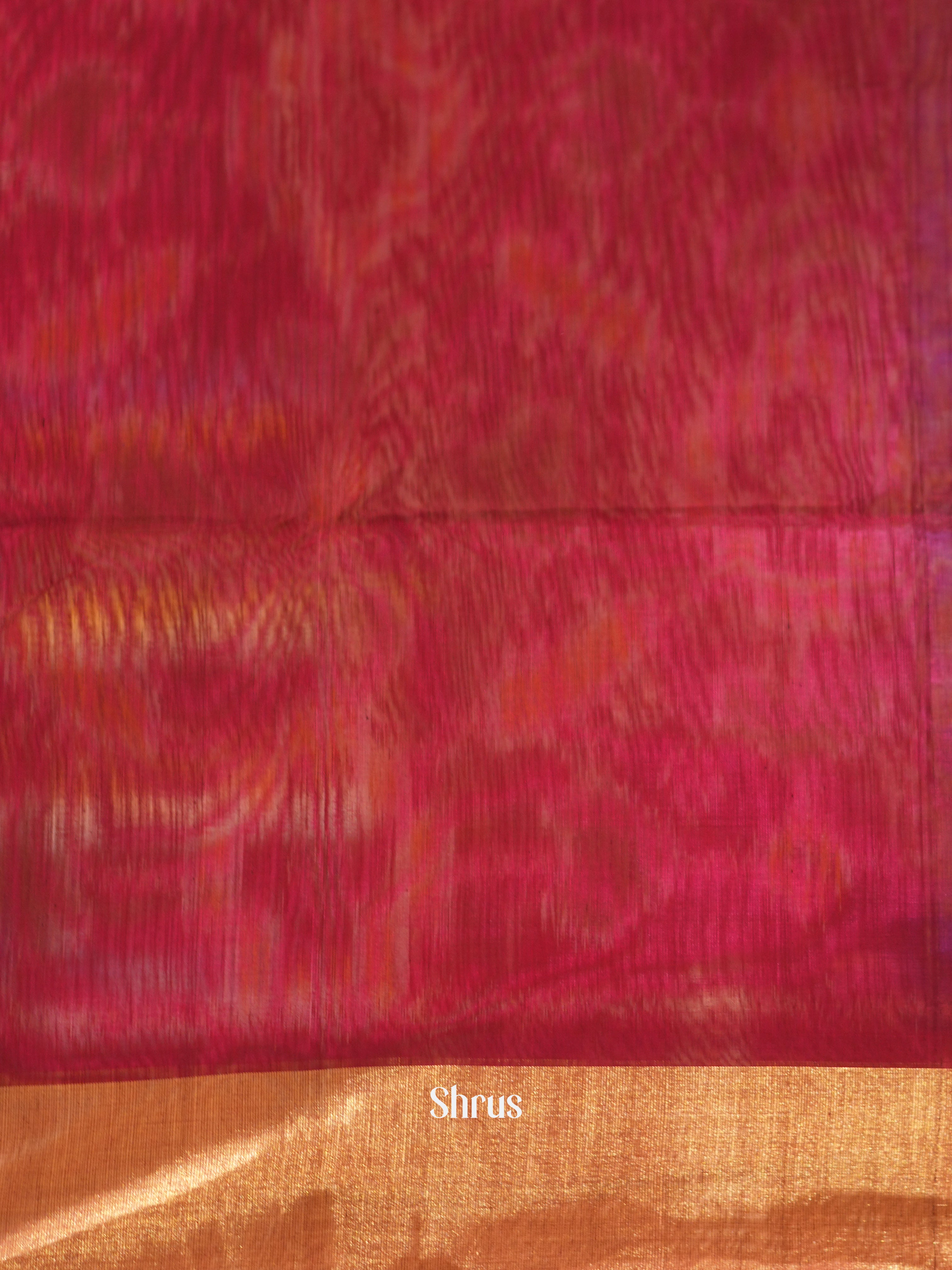 Violet & Maroon - Pochampally sico saree