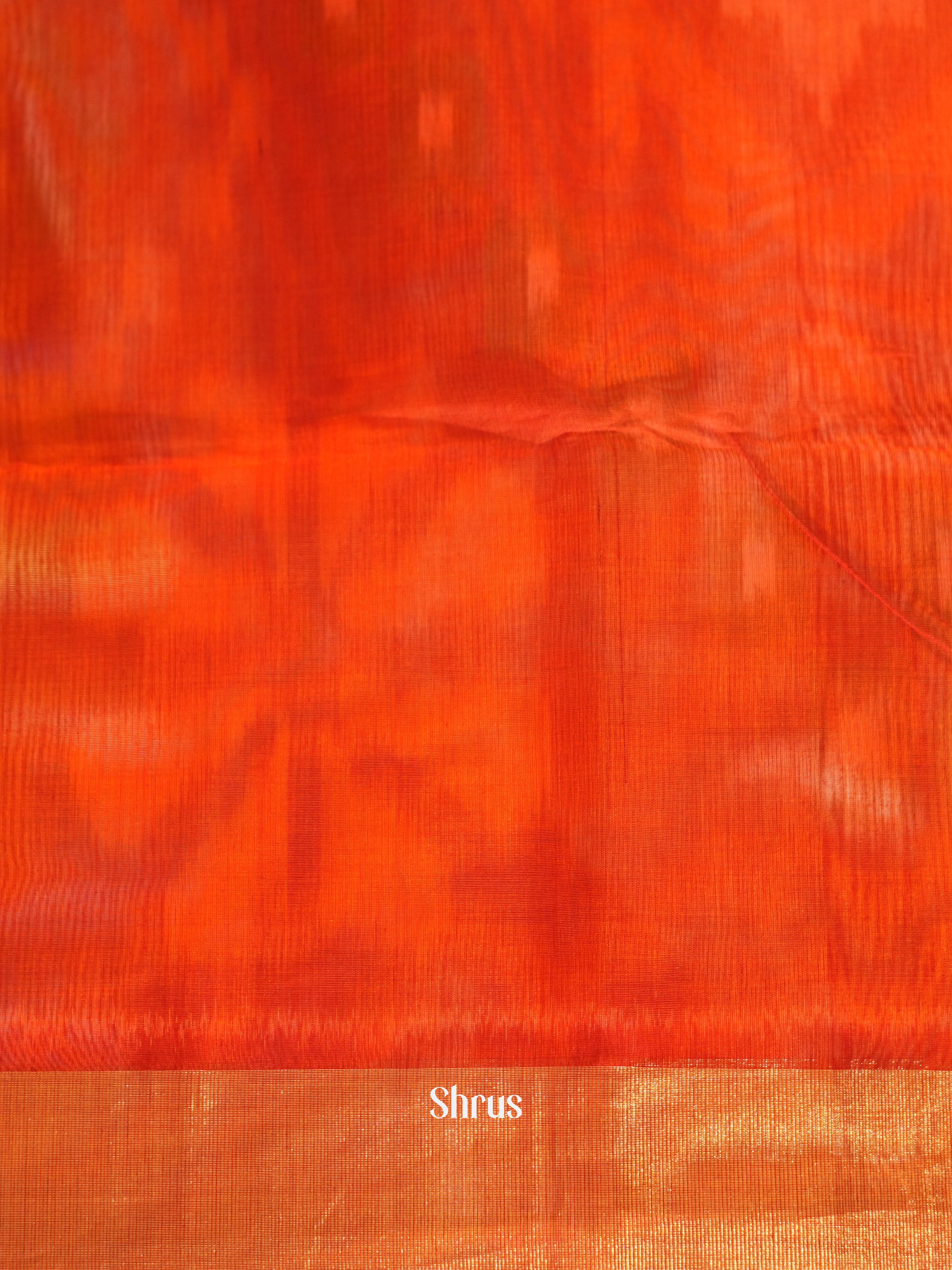 Violet & Red - Pochampally sico saree