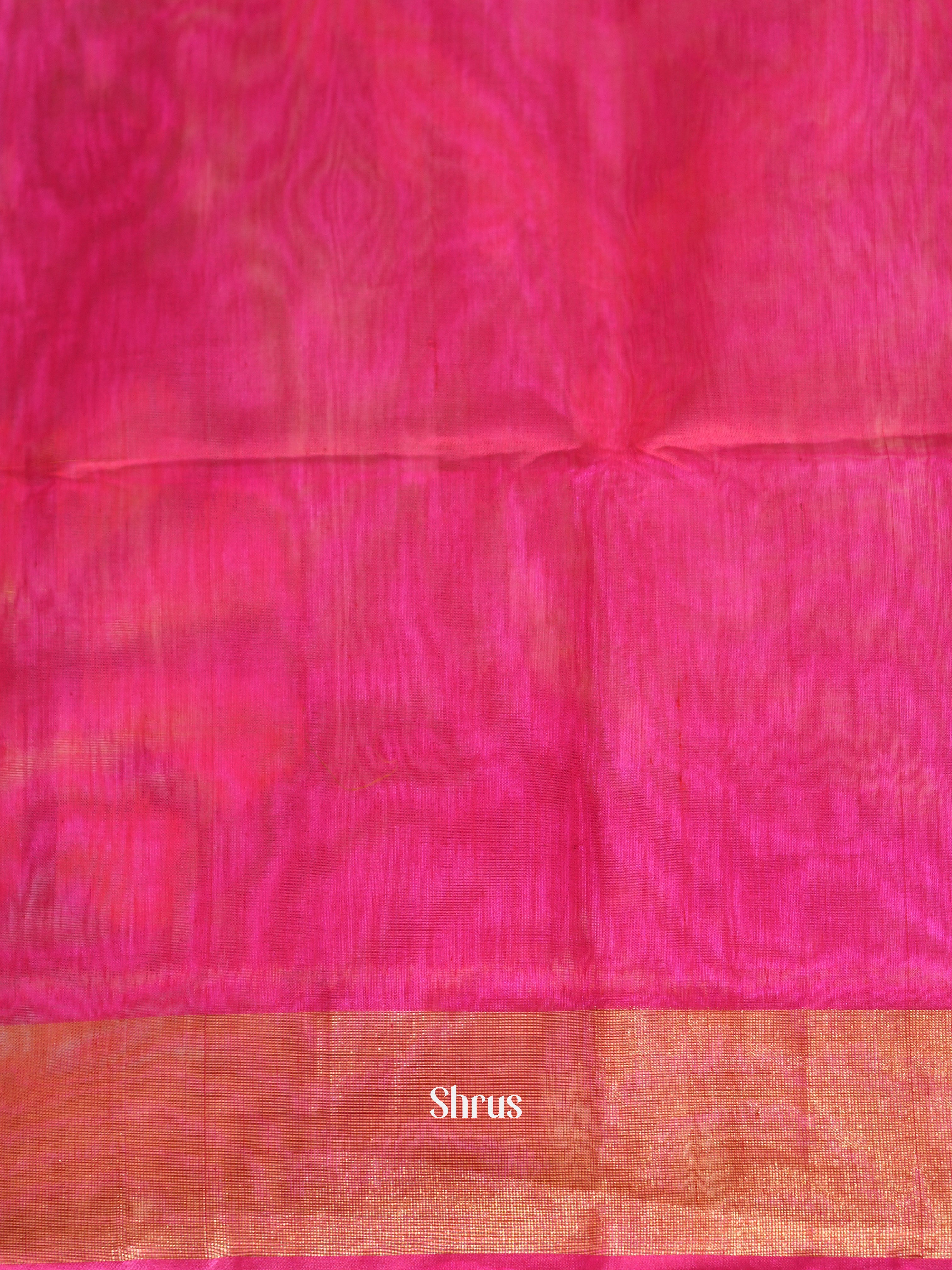 Brown & Pink - Pochampally sico saree