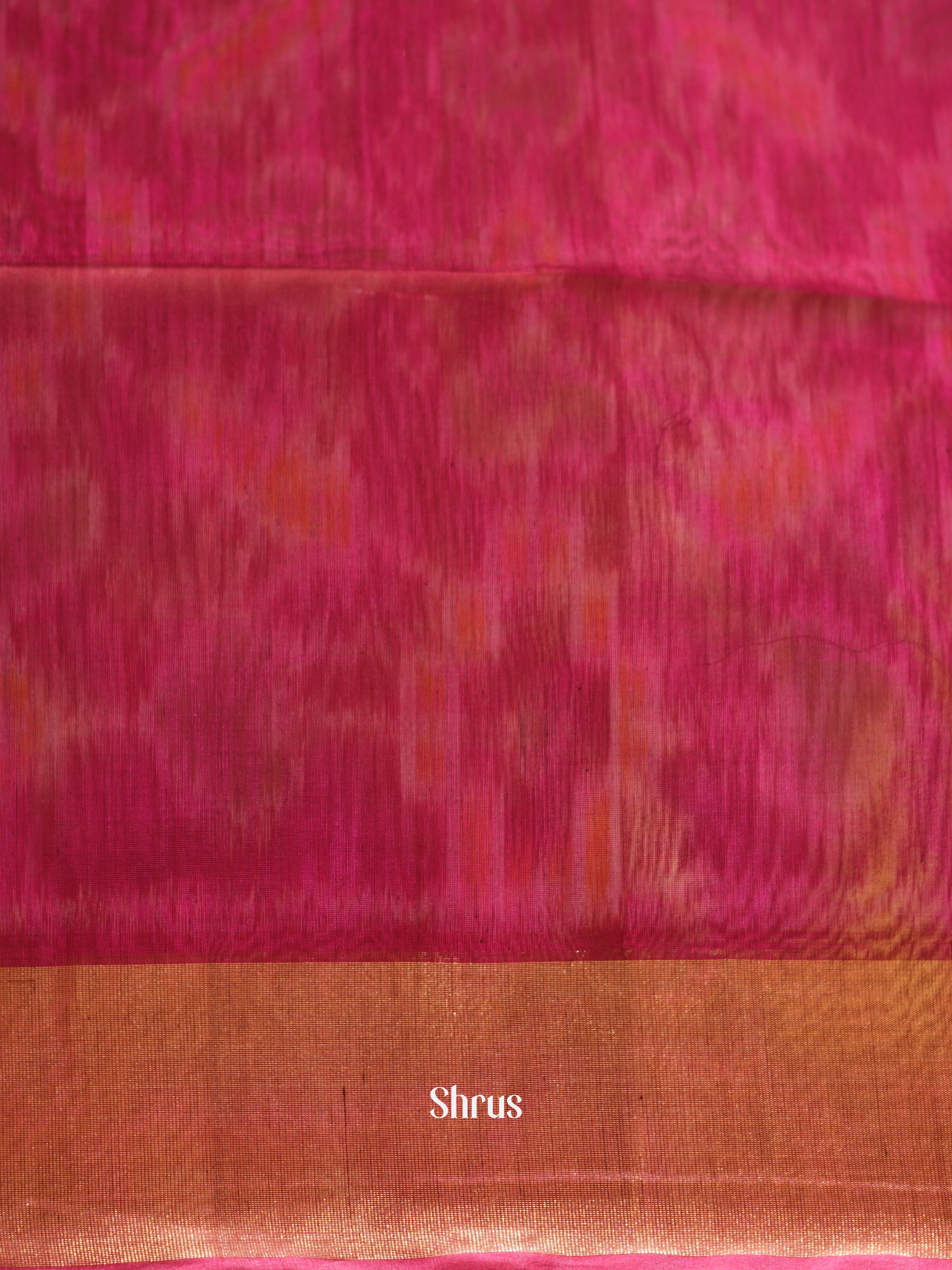 Green & Wine - Pochampally sico saree