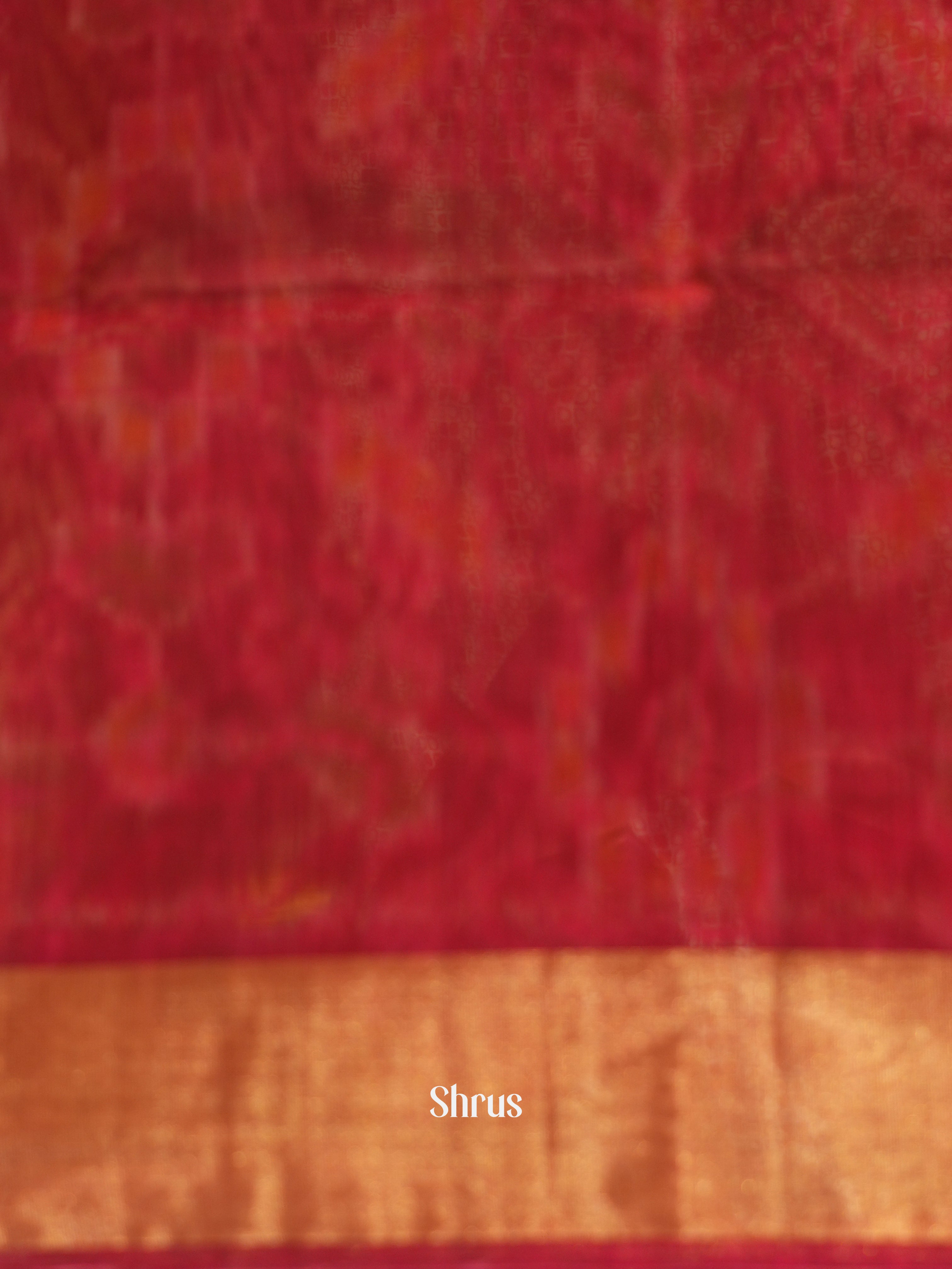 Brown & Maroon - Pochampally sico saree