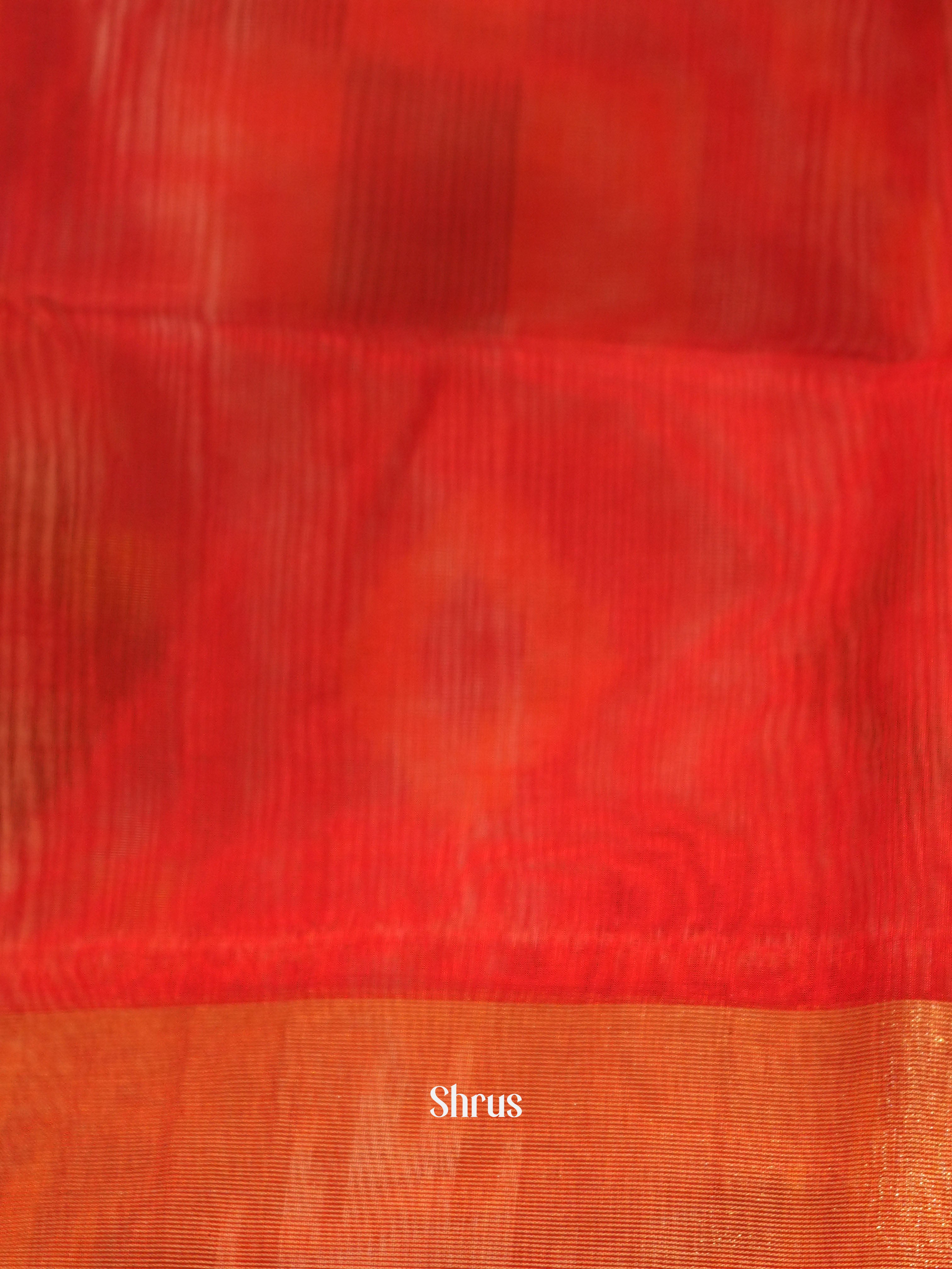 Violet & Red - Pochampally sico saree