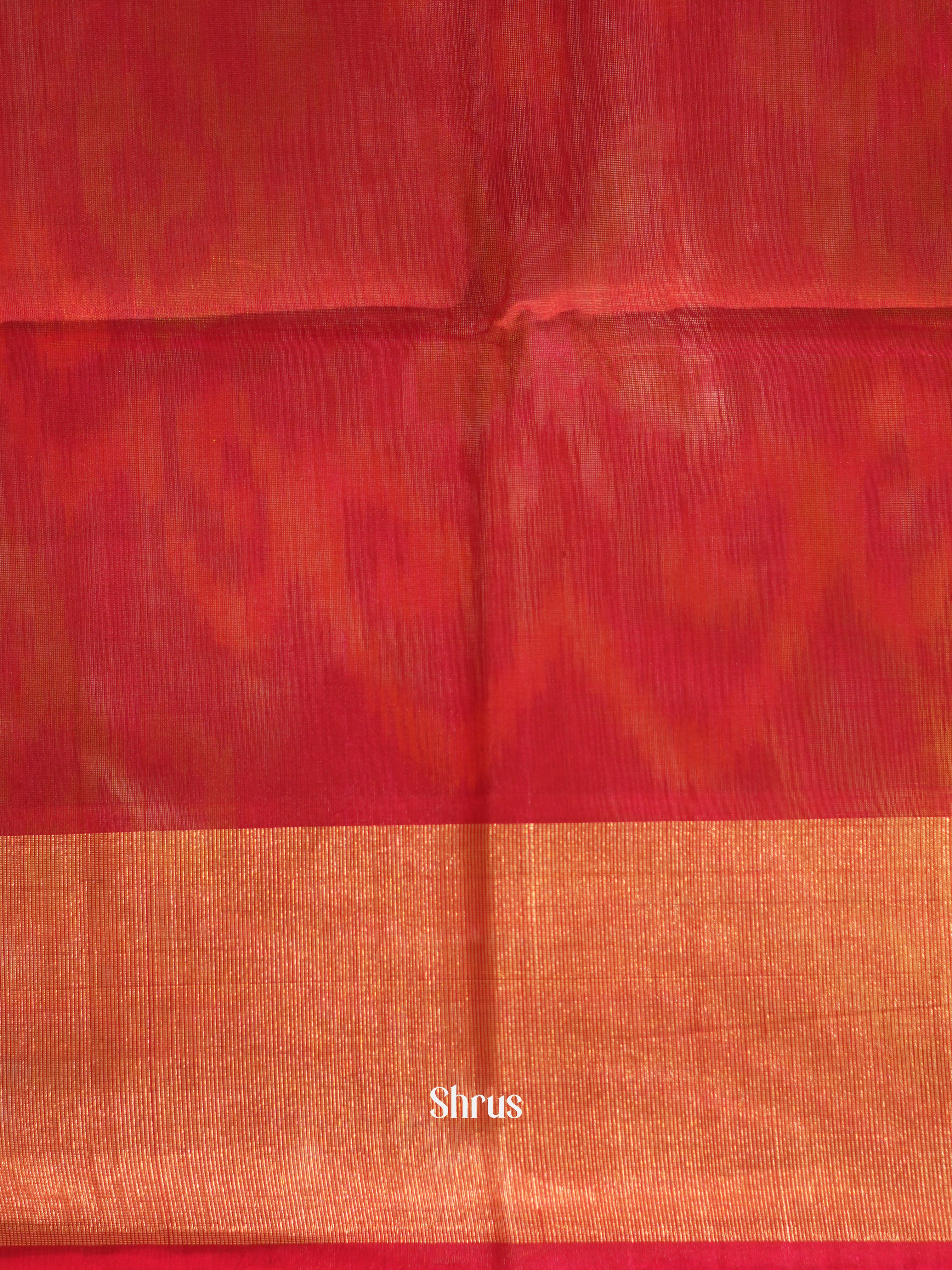 Blue & Red - Pochampally sico saree