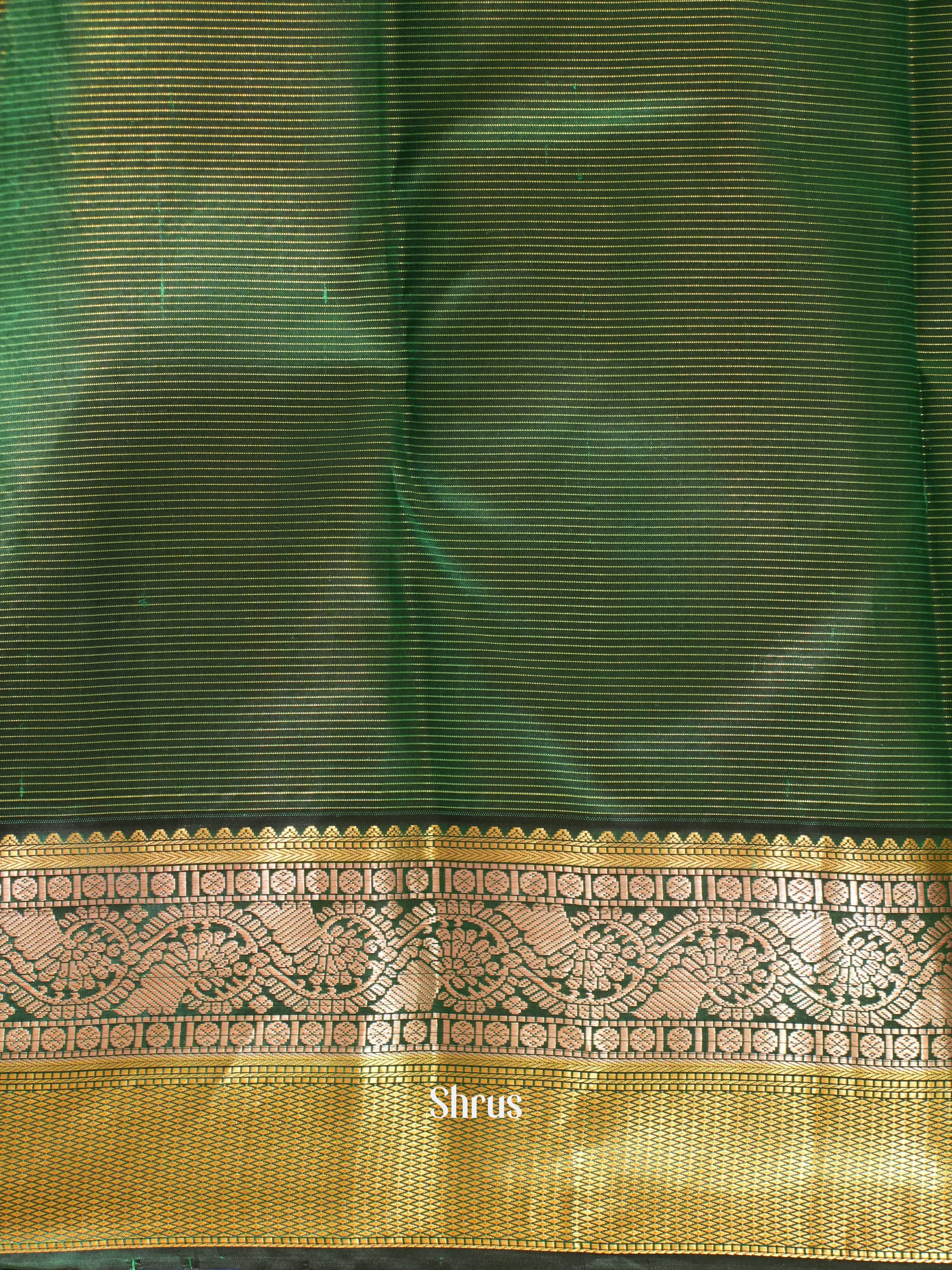 Red & Green - Kanchipuram silk Saree