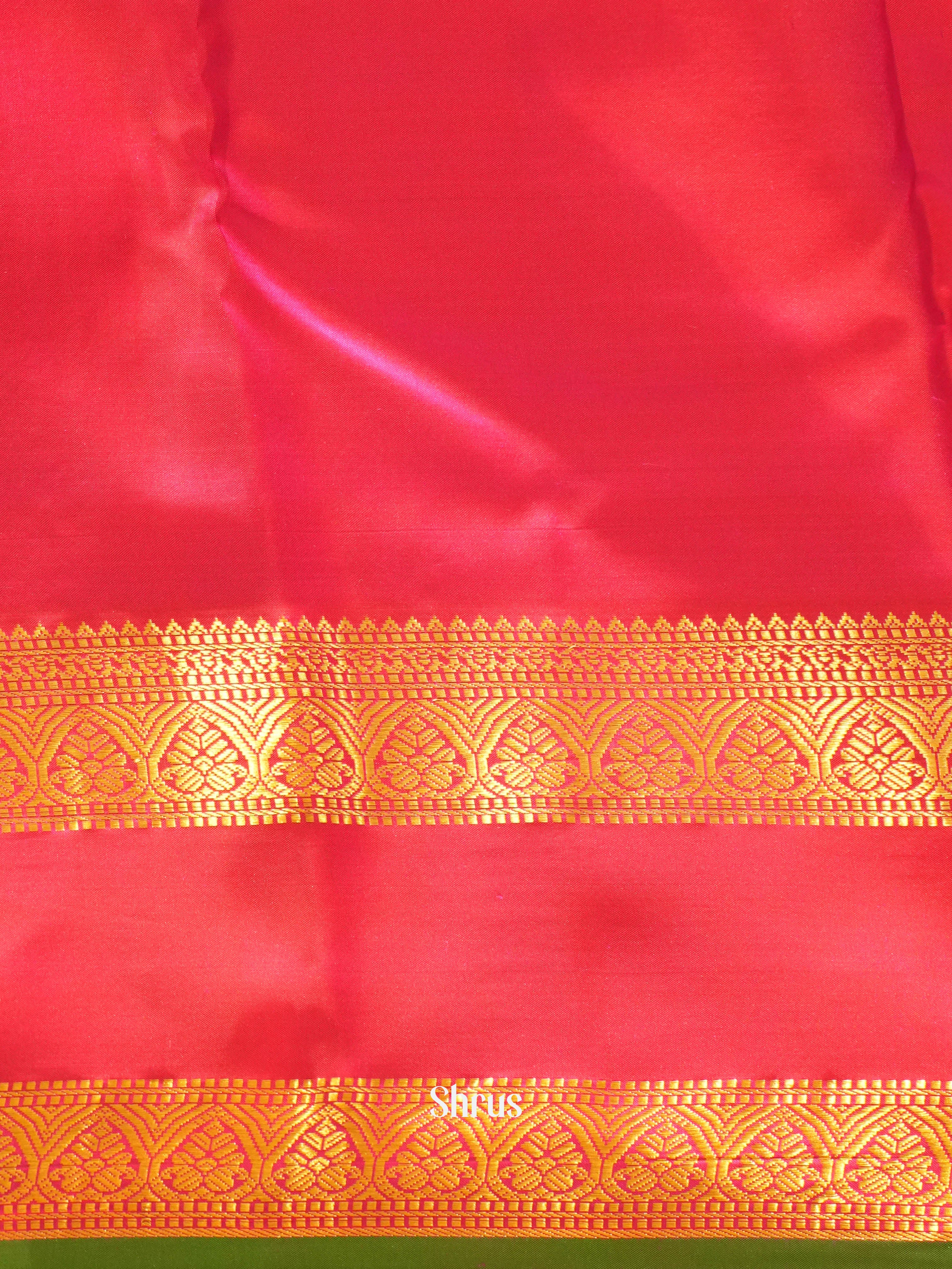 Violet & Pink - Kanchipuram silk Saree