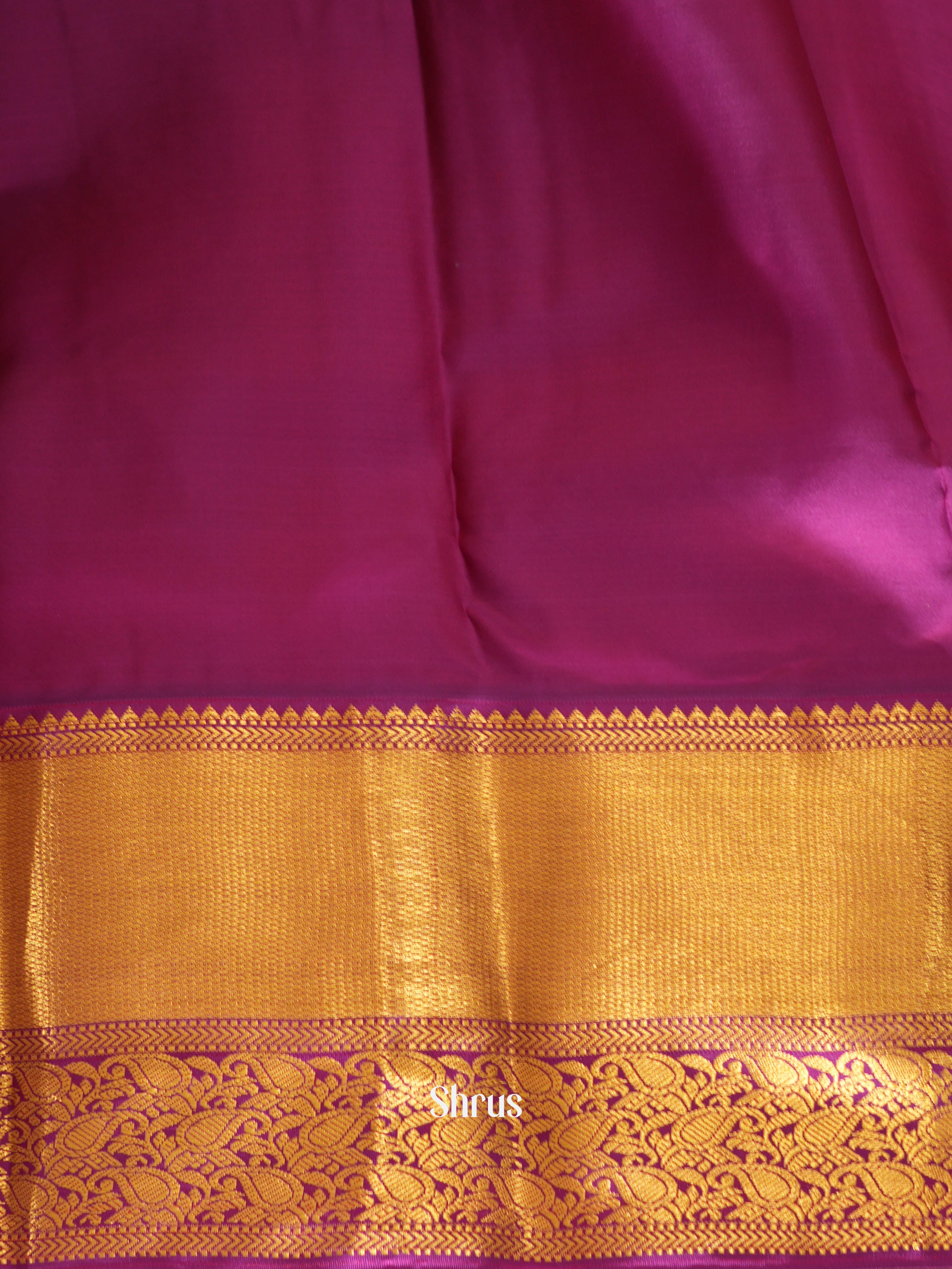 Pastel Green & Purple - Kanchipuram Silk Saree