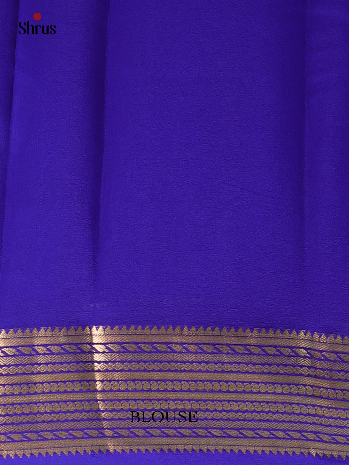 Teal & Blue  - Mysore Silk Saree - Shop on ShrusEternity.com