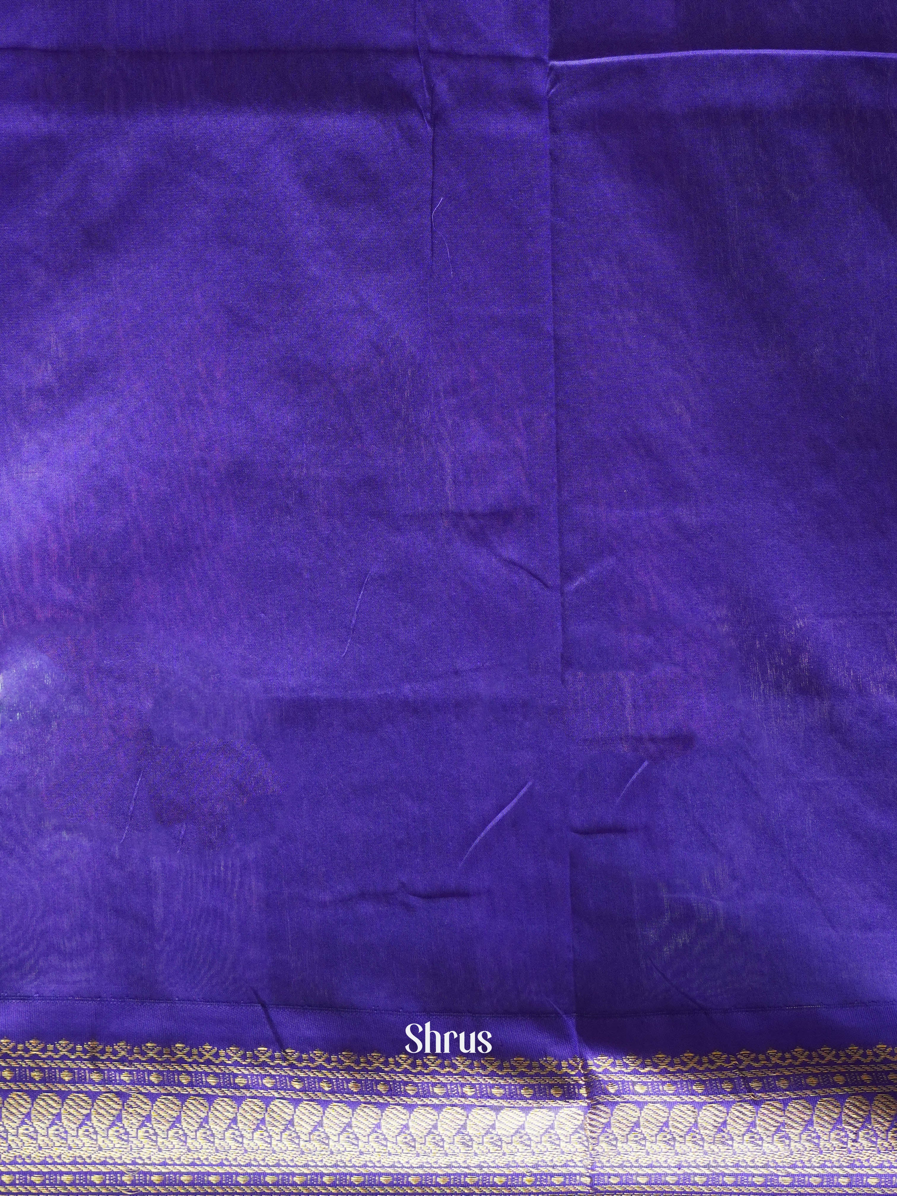 Green & Purple - Kalyani Cotton Saree