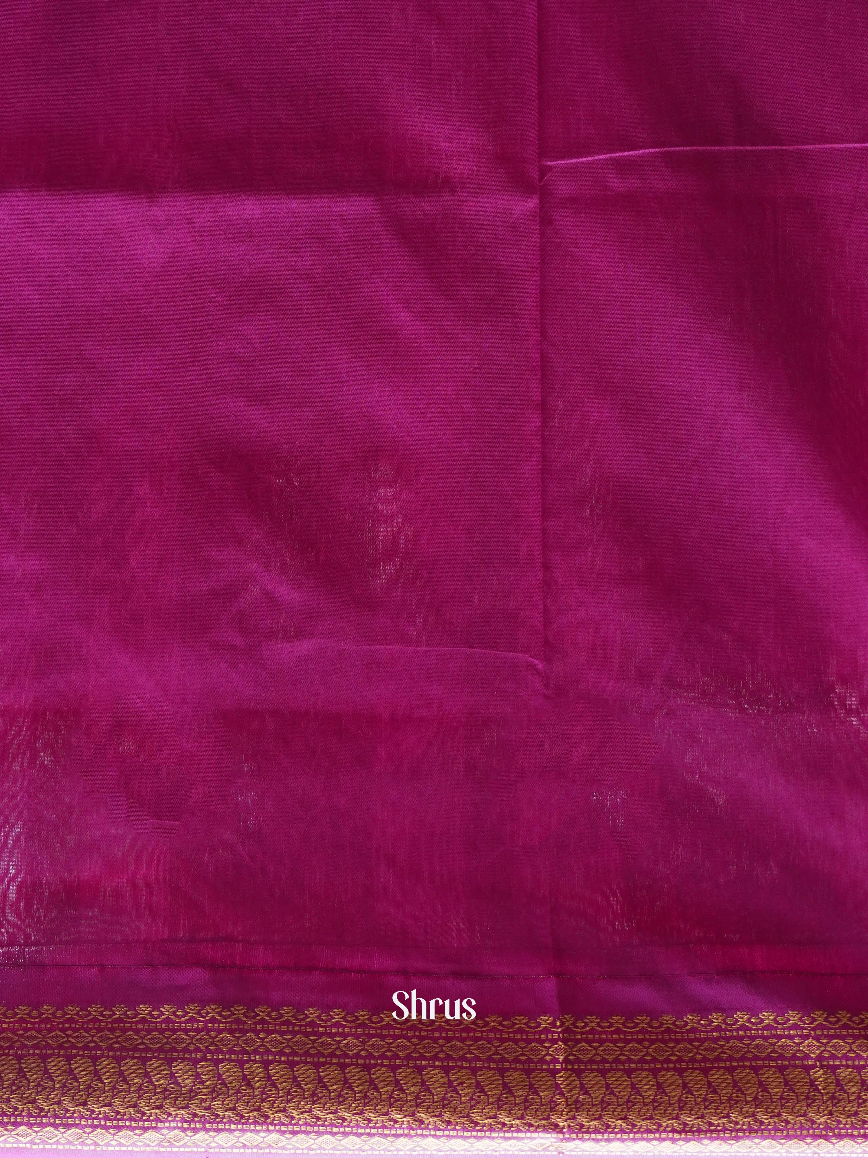 Baby Pink & Pink - Kalyani Cotton Saree