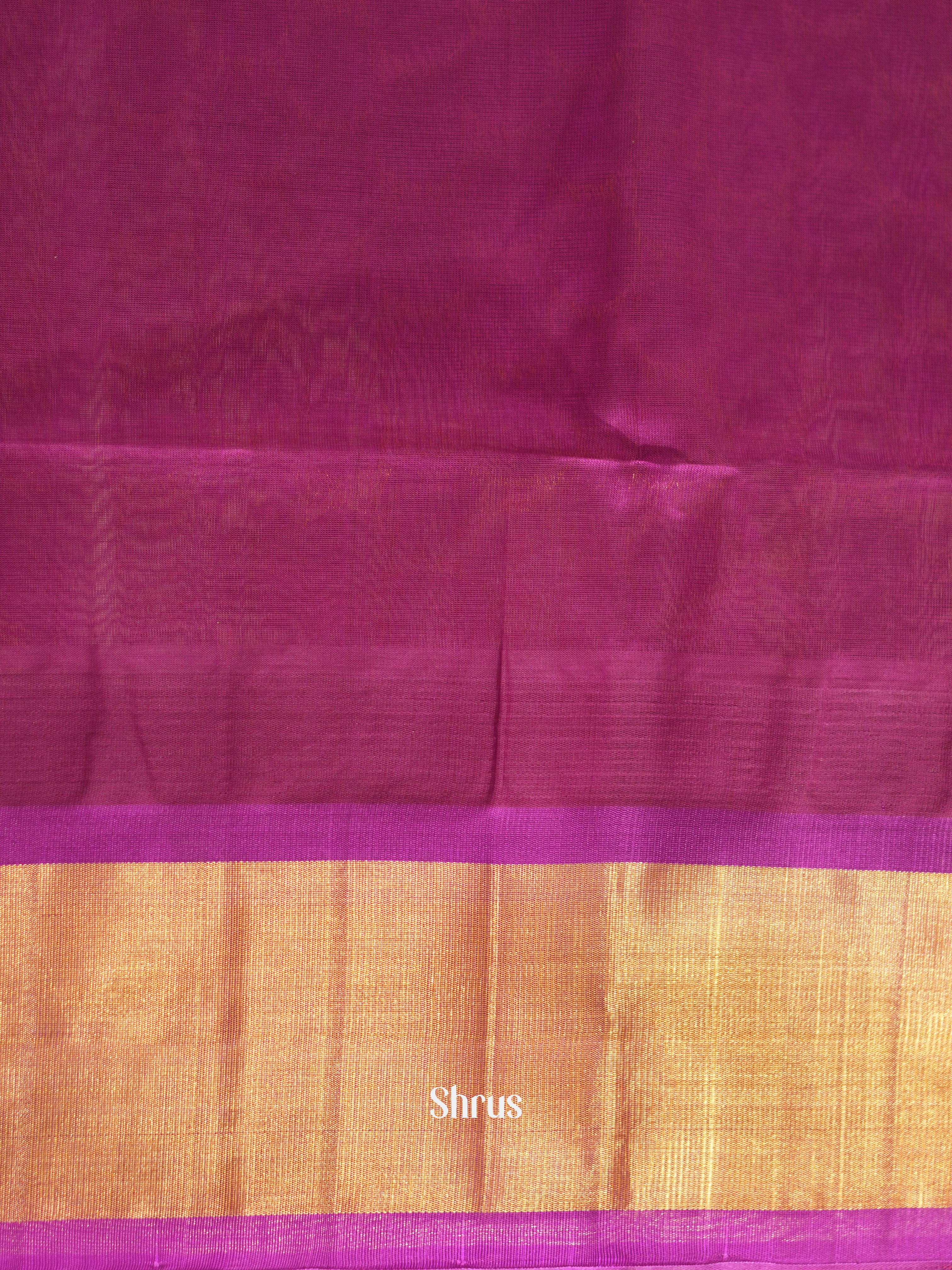 Green & Pink - Silk Cotton Saree