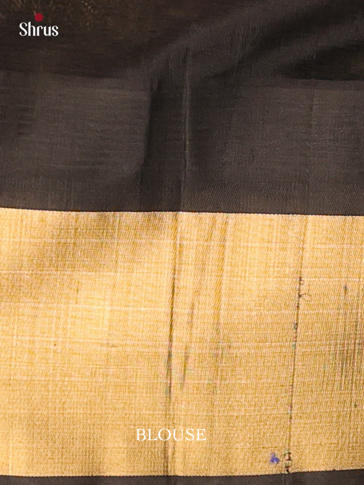 Lite Brown & Black -  Silk Cotton Saree