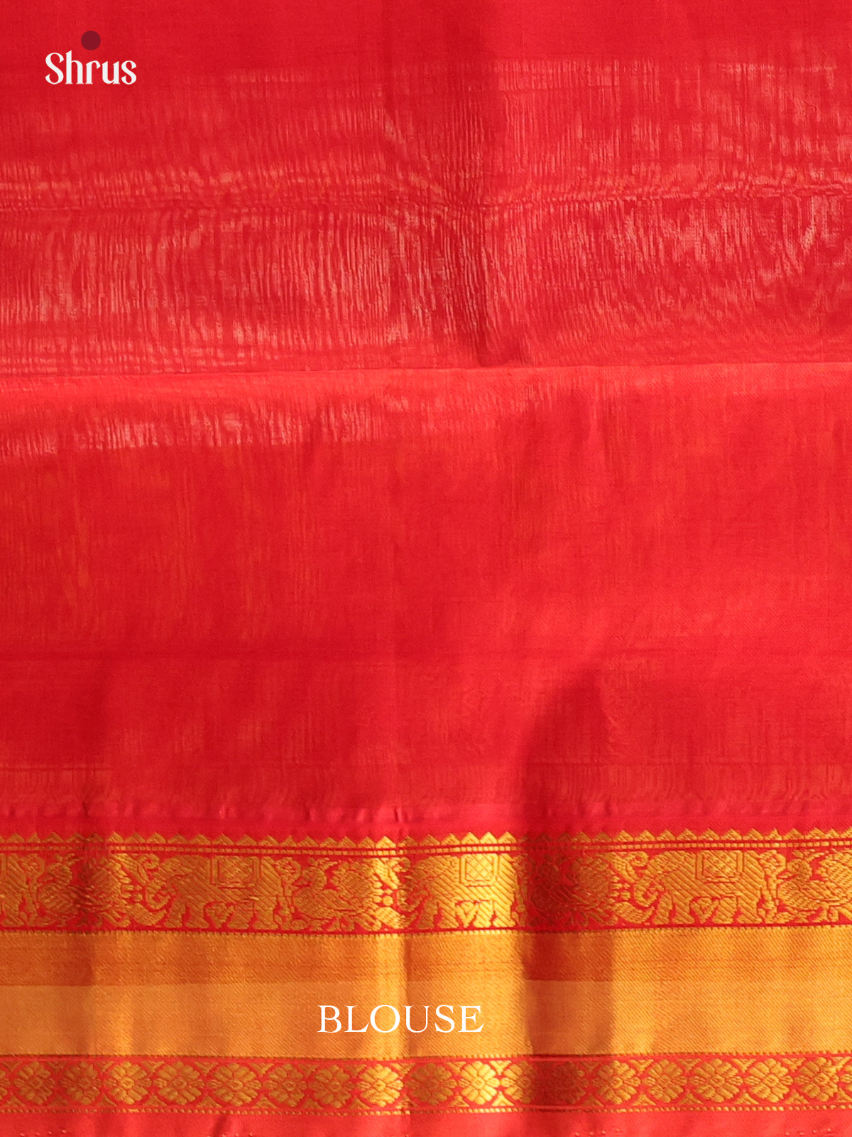 Mambazha Yellow & Red - Silk Cotton Saree