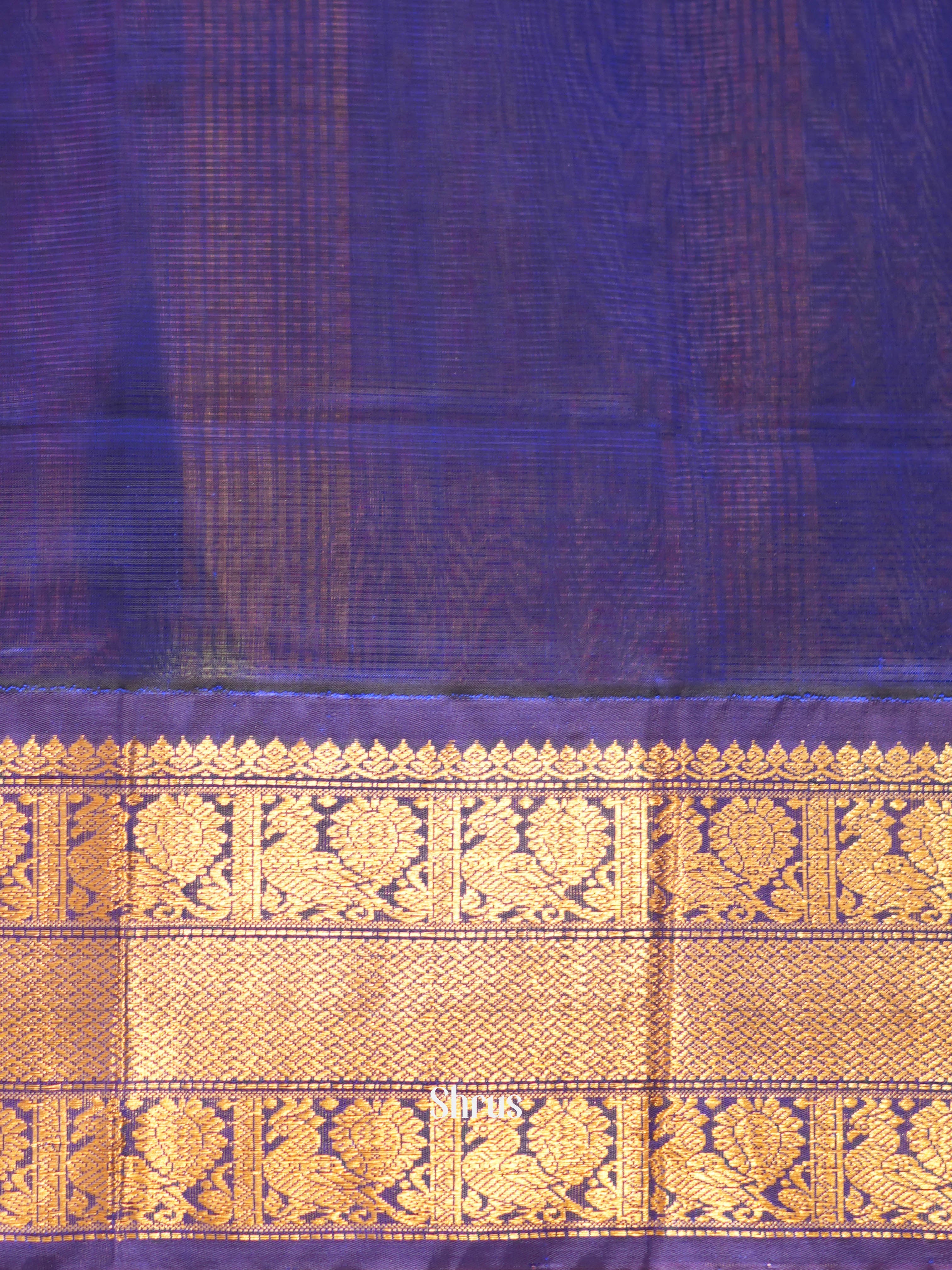 Mathulir Green & Blue - Silk Cotton Saree