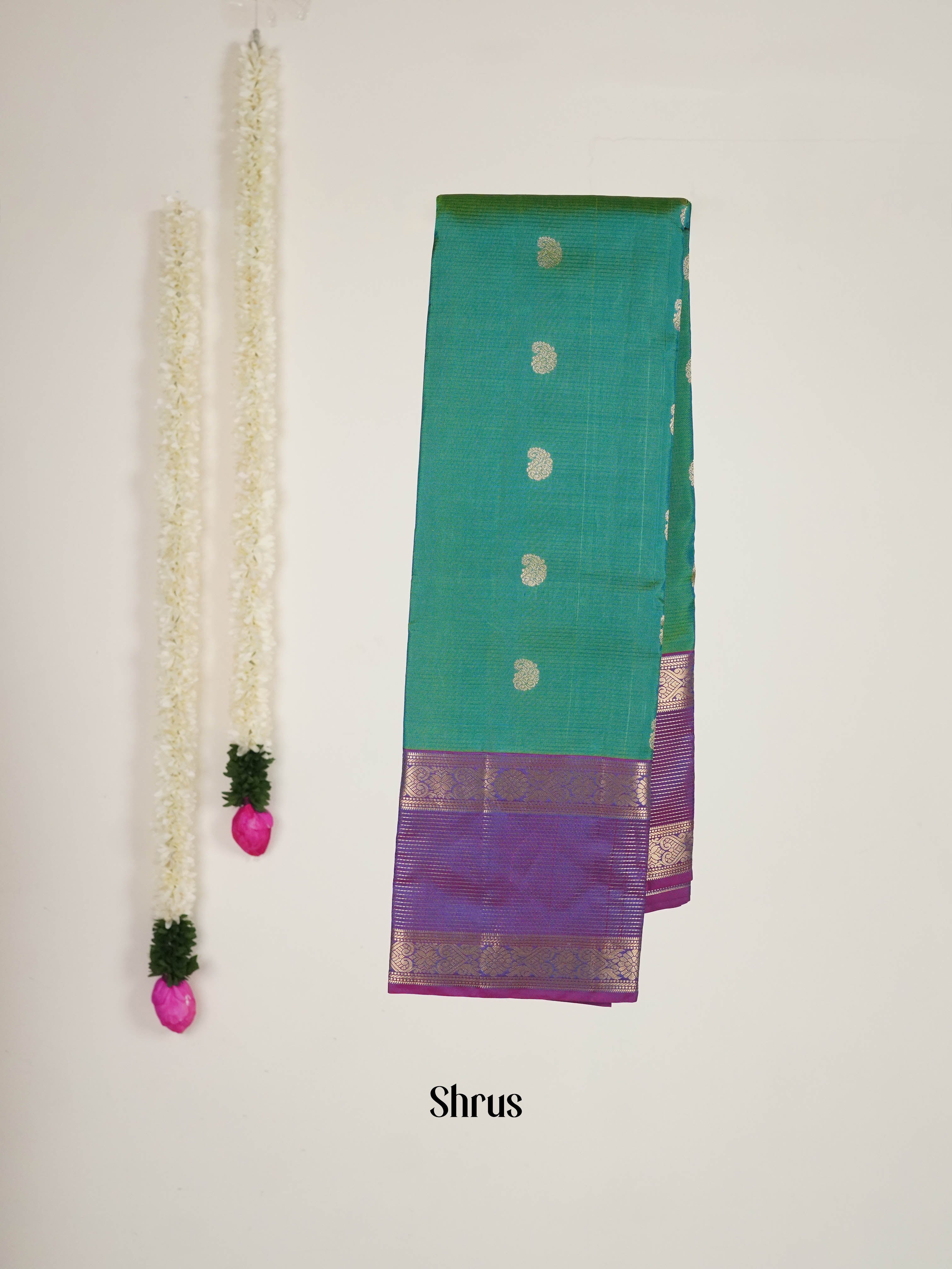 Green & Purple - Kanchipuram silk Saree