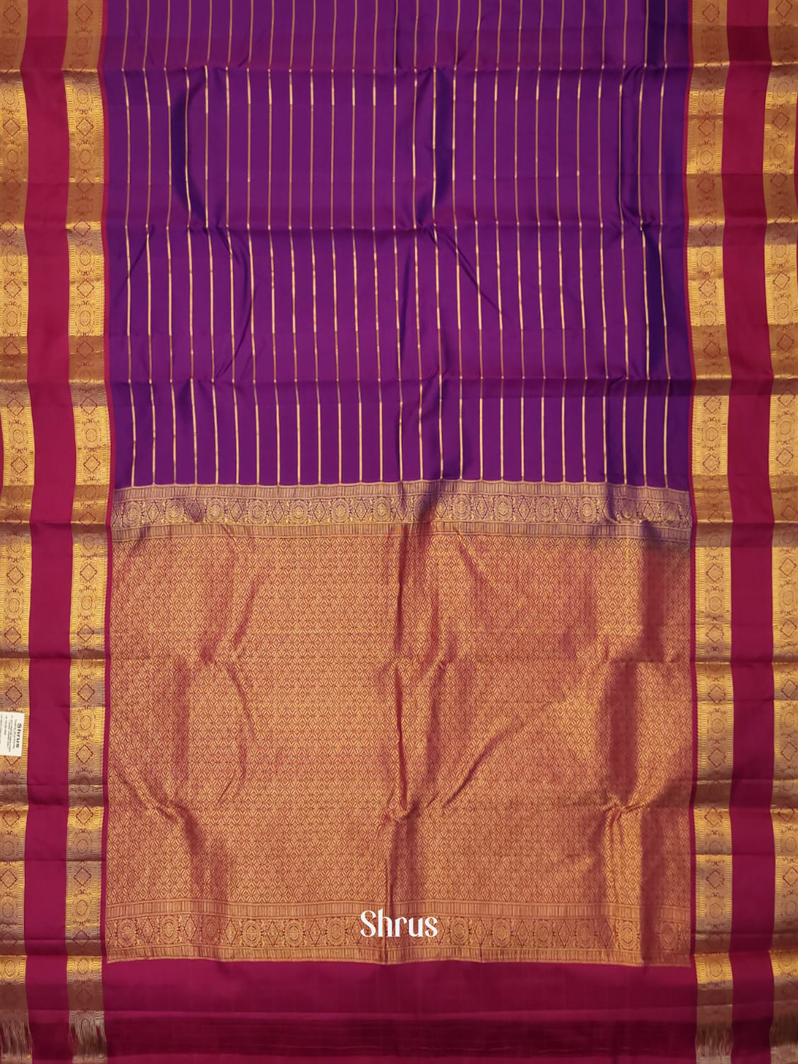 Vadamalli & Majenta - Kanchipuram silk Saree