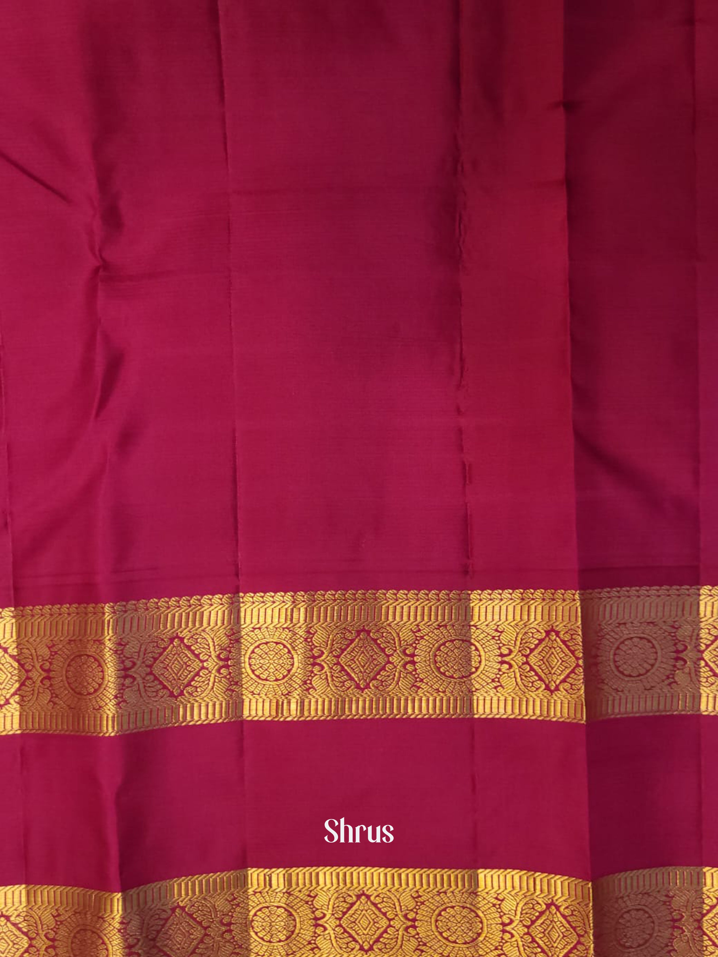 Vadamalli & Majenta - Kanchipuram silk Saree