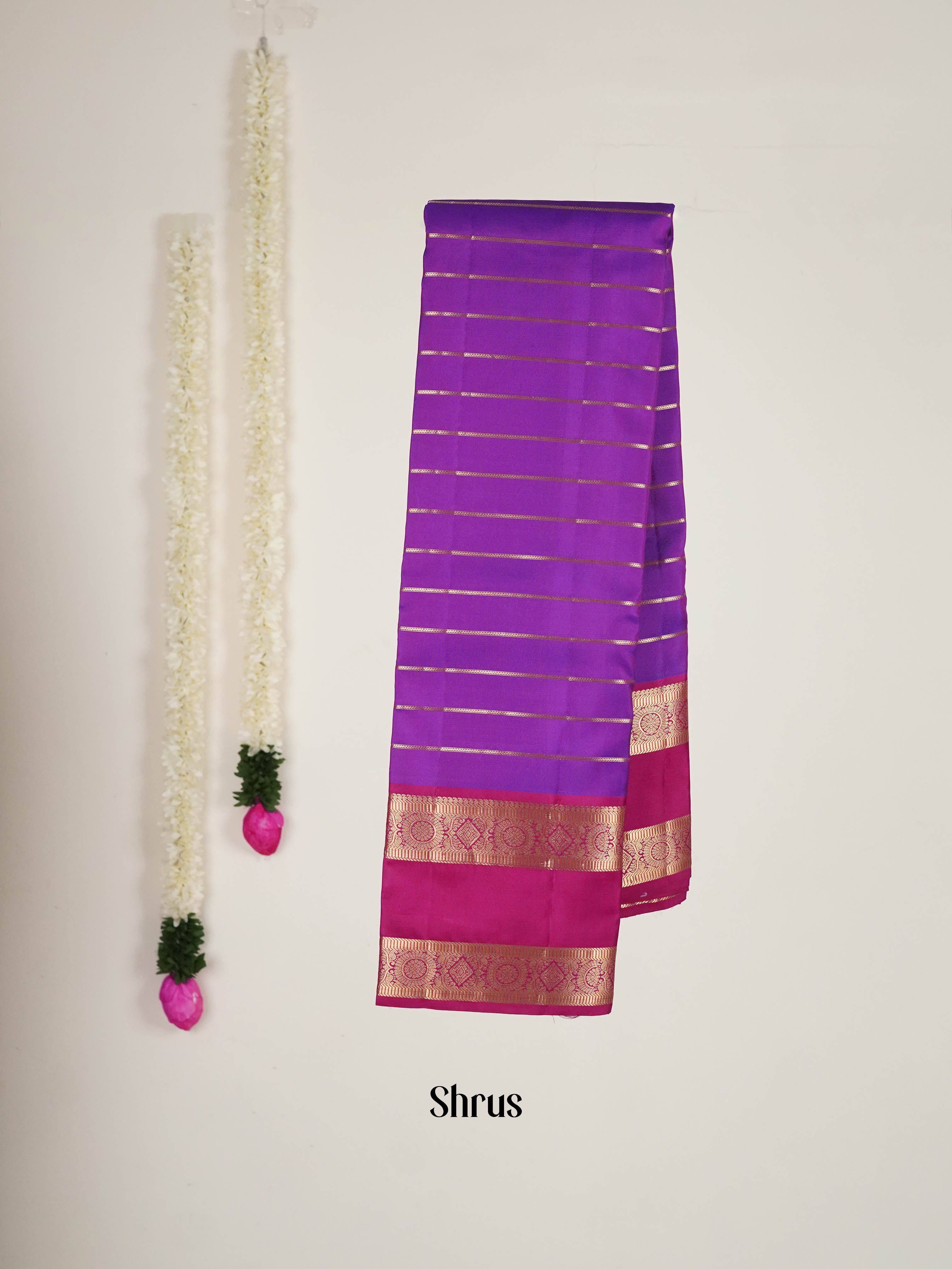 Vadamalli & Majenta - Kanchipuram silk Saree