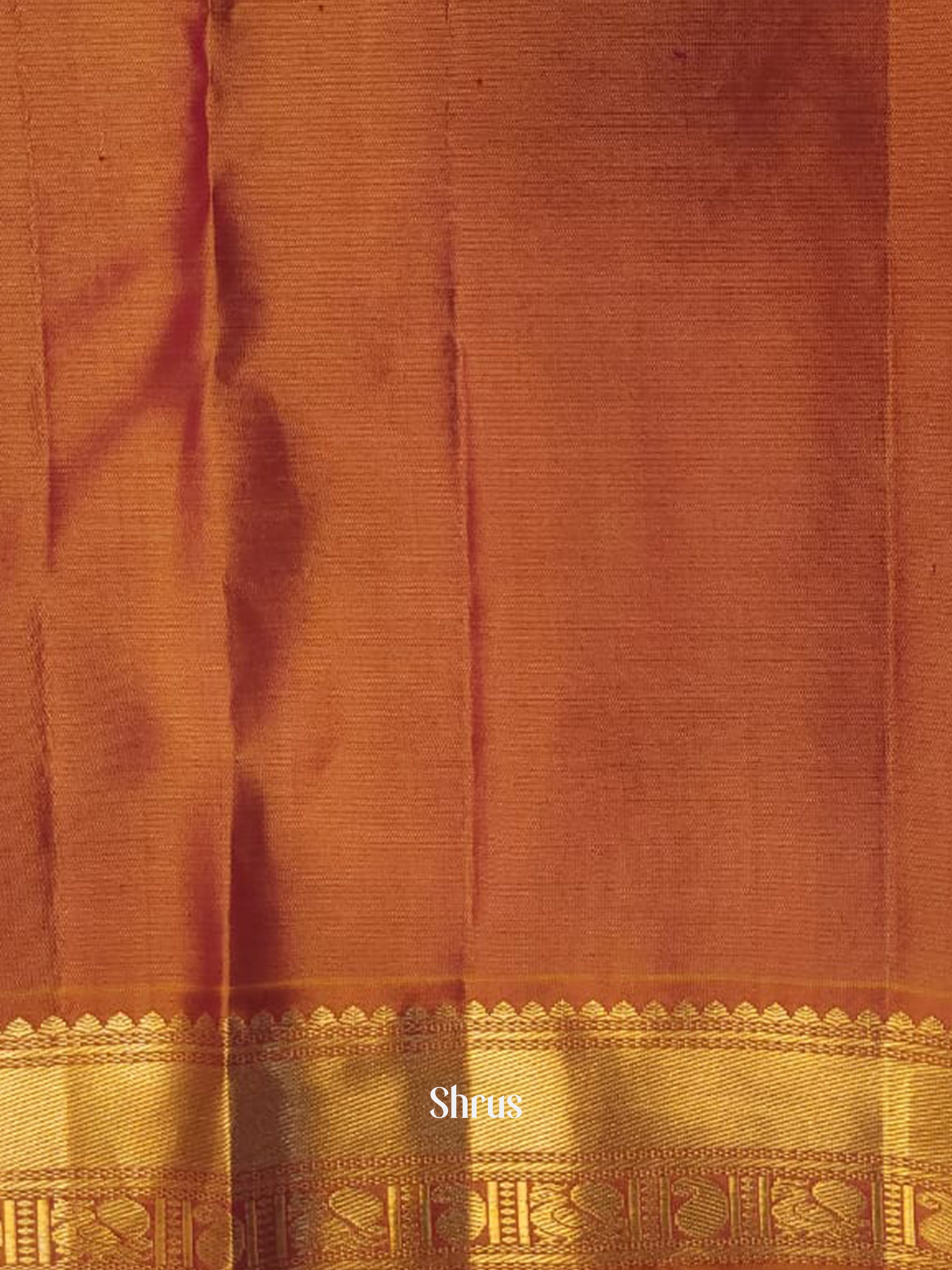 Pink & Mustard  - Kanchipuram silk Saree