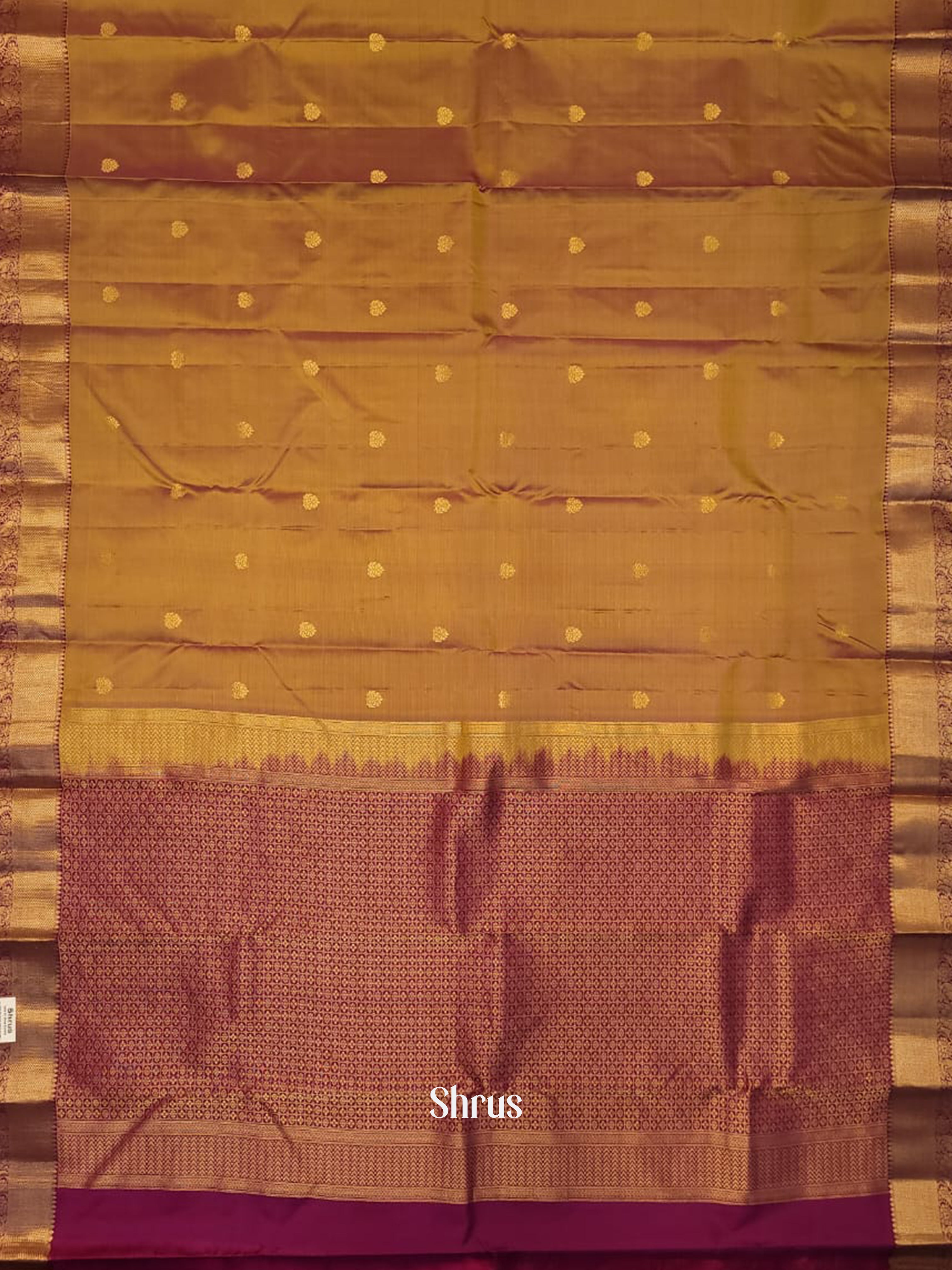 Honey & Wine - Kanchipuram silk Saree