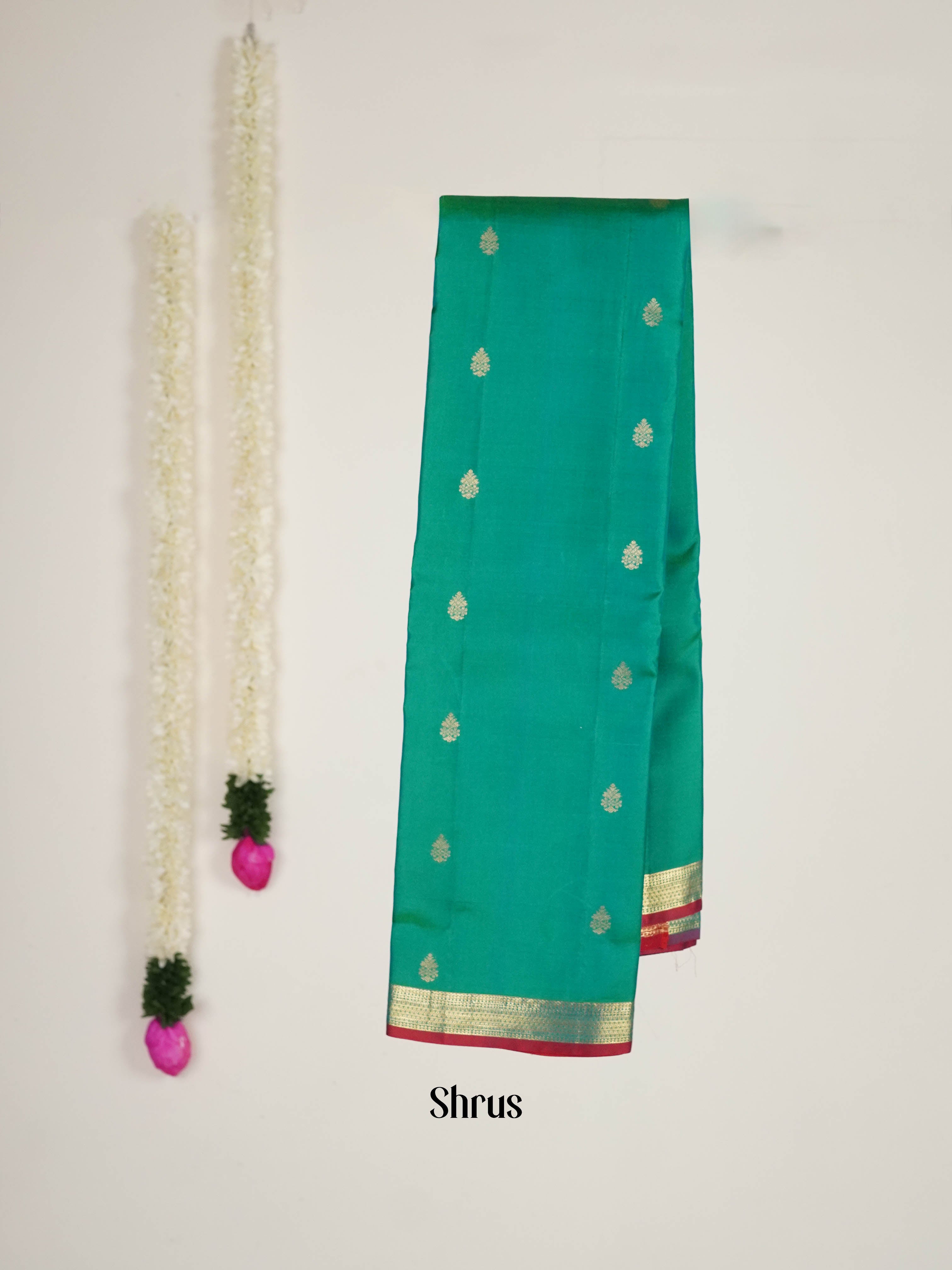 Green & Red - Kanchipuram silk Saree