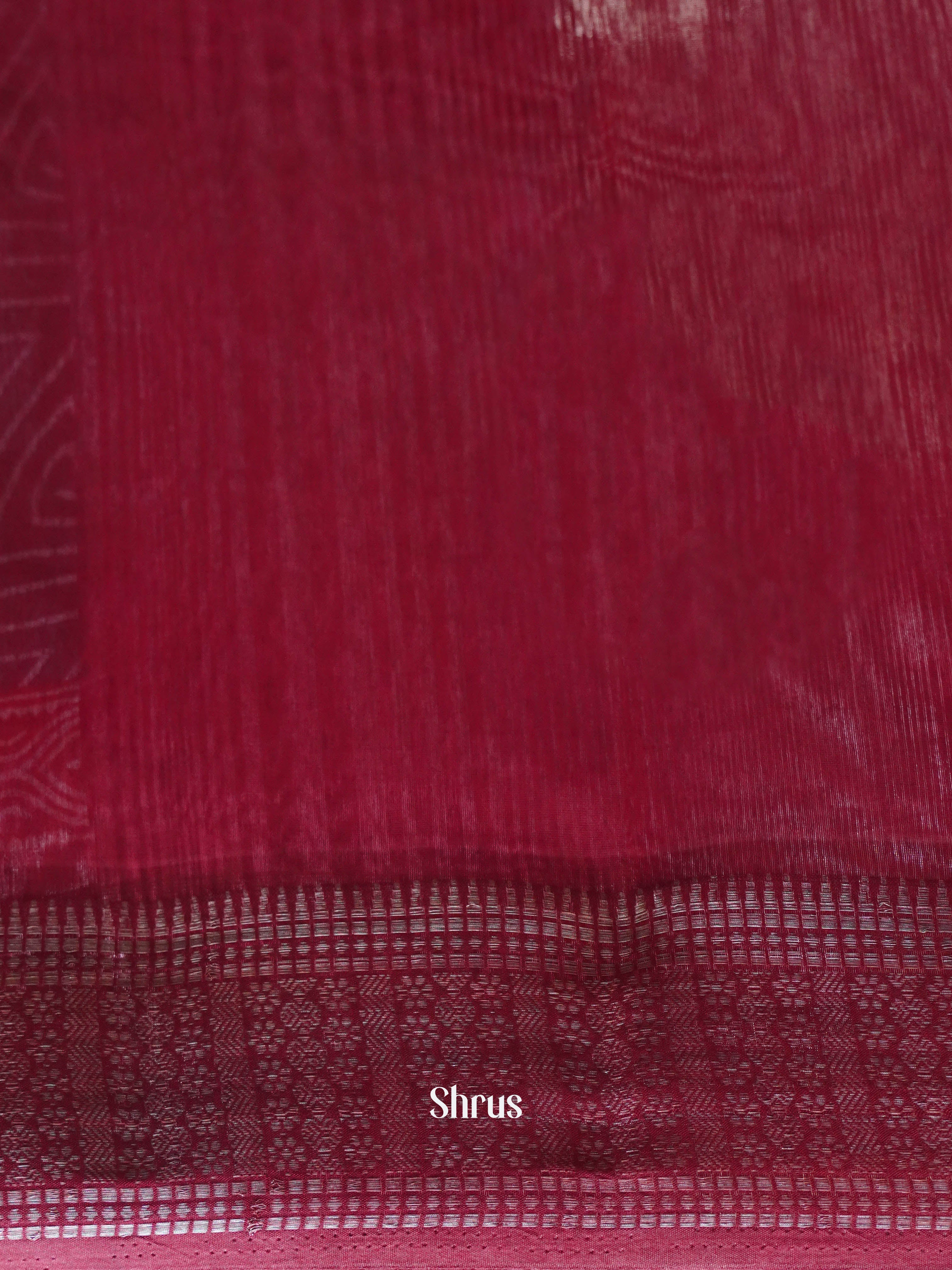 Black & Red  - Art modal Saree