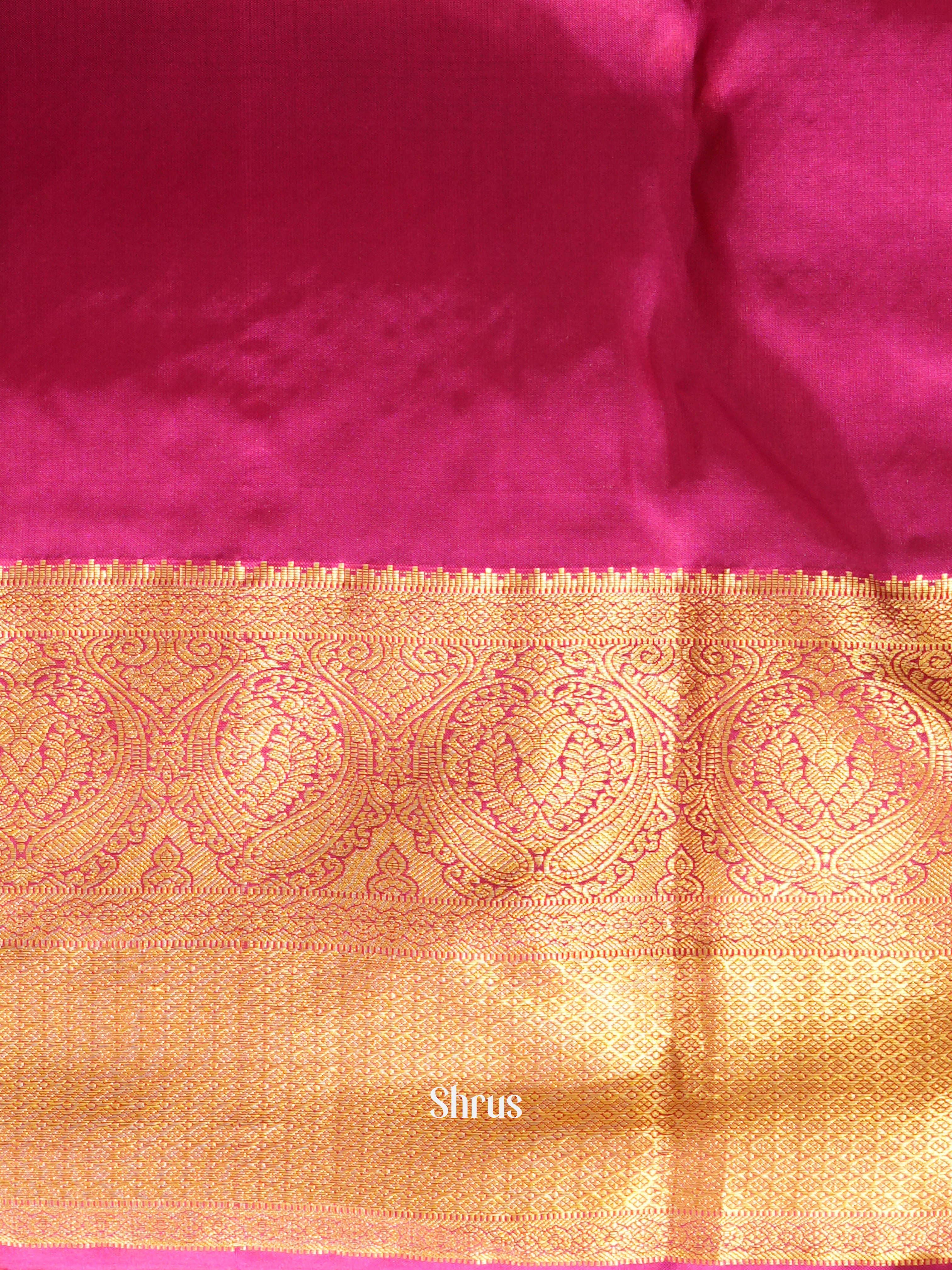 CHS05229 - Kanchipuram halfpure Saree