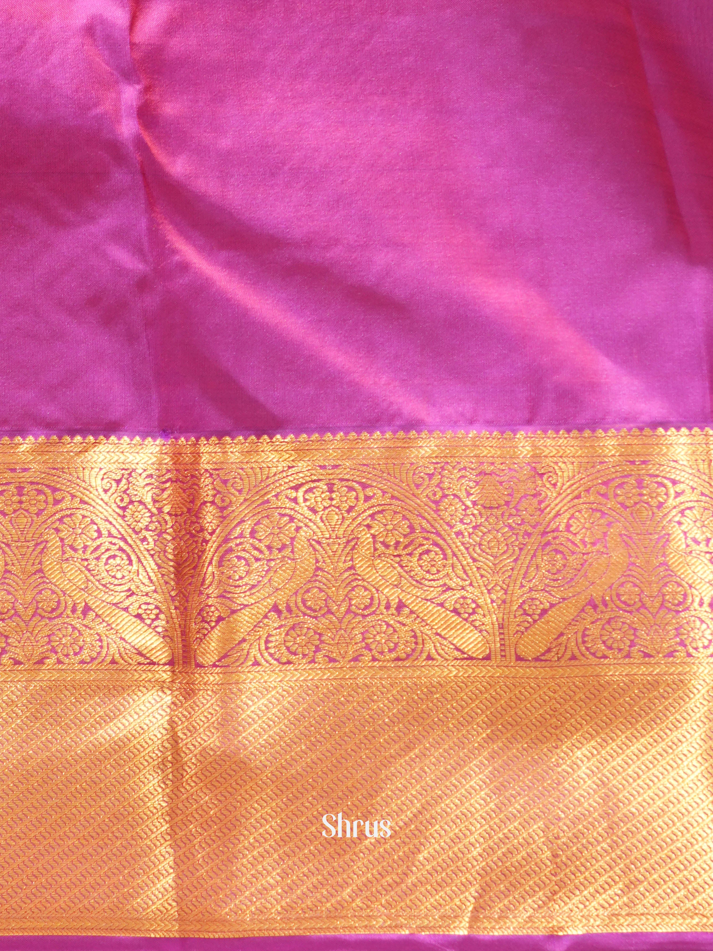 CHS05267 - Kanchipuram halfpure Saree