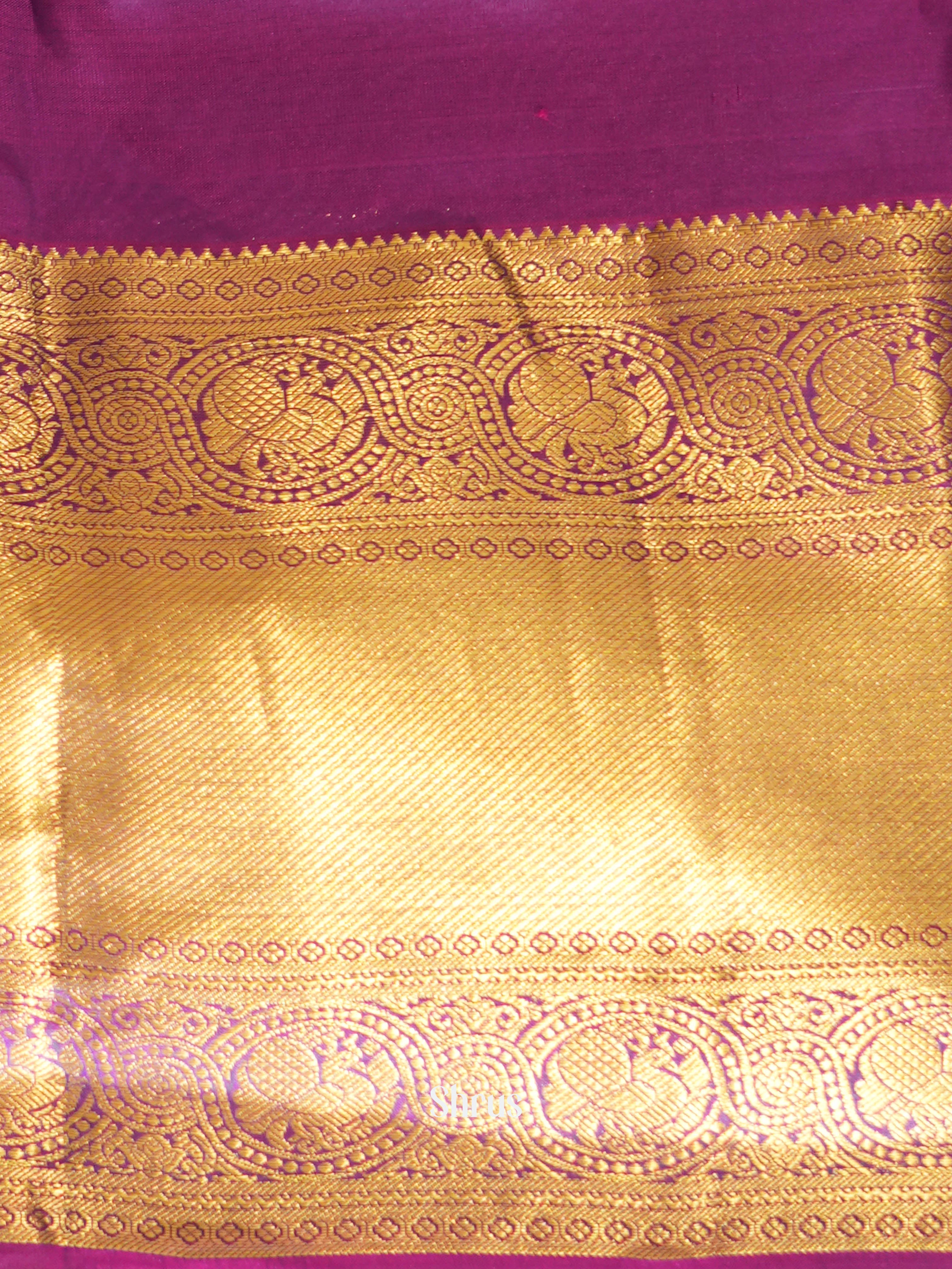 CHS05277 - Kanchipuram halfpure Saree