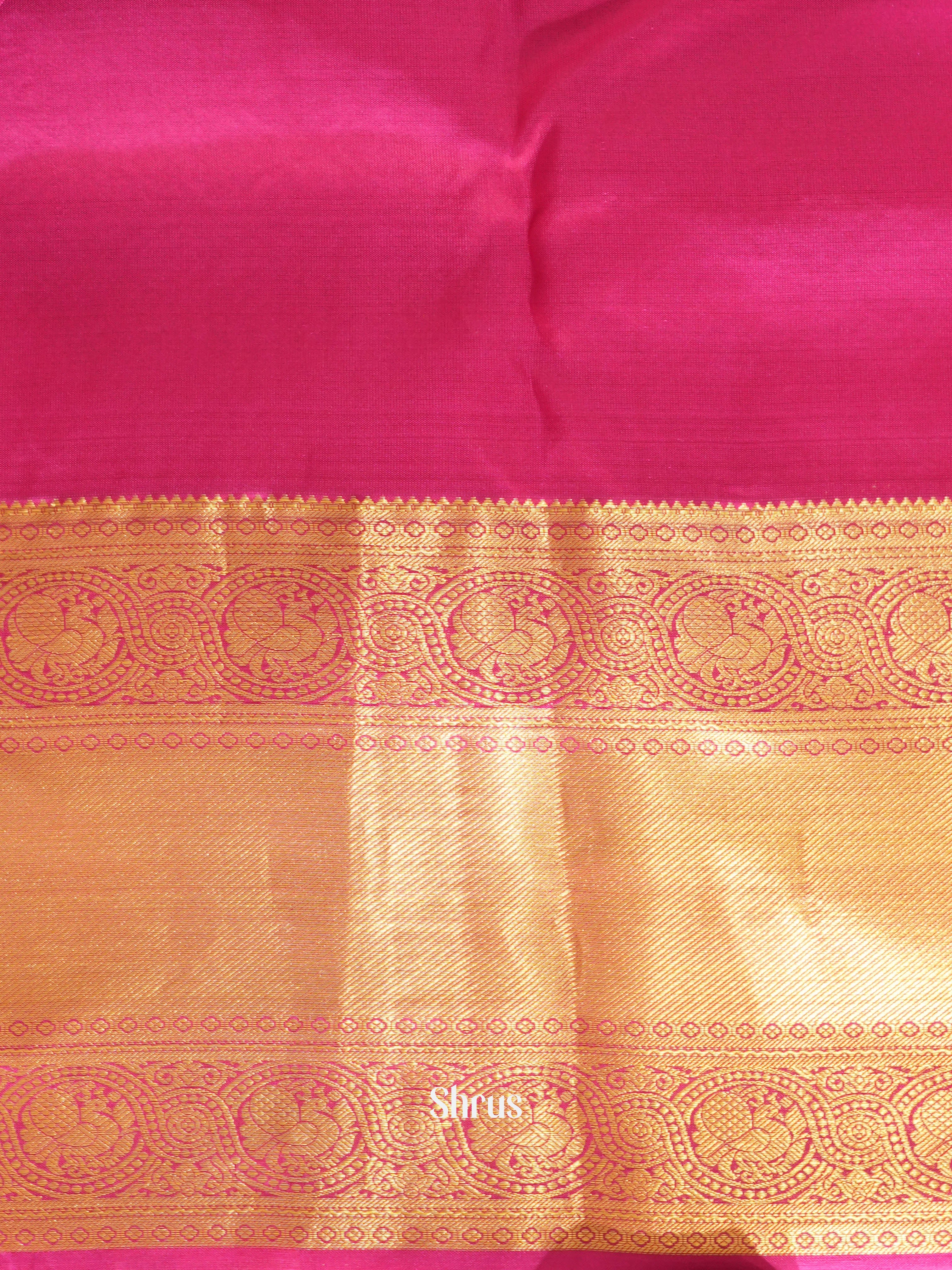 CHS05289 - Kanchipuram halfpure Saree