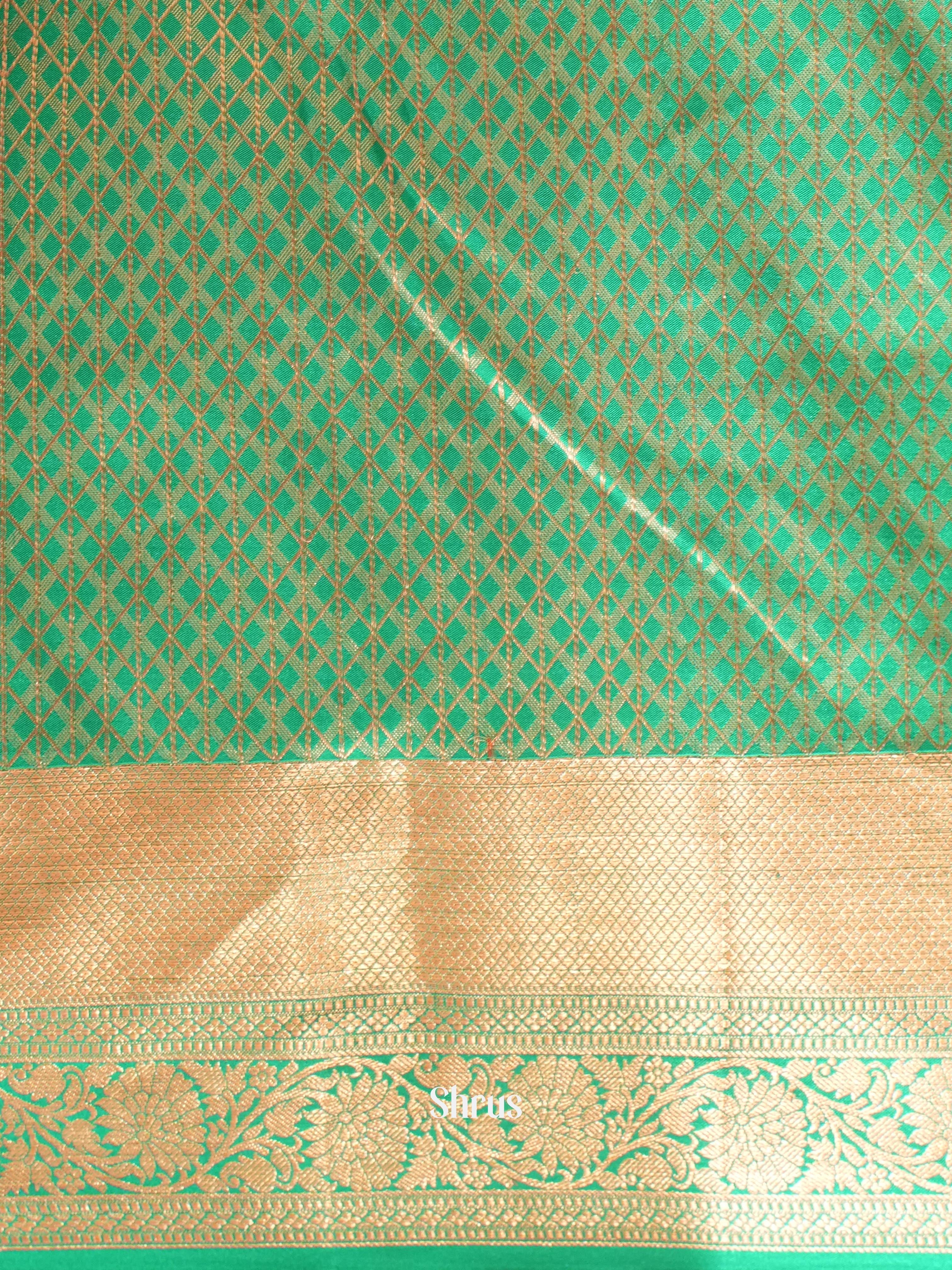 Pink & Green - Kanchipuram silk Saree