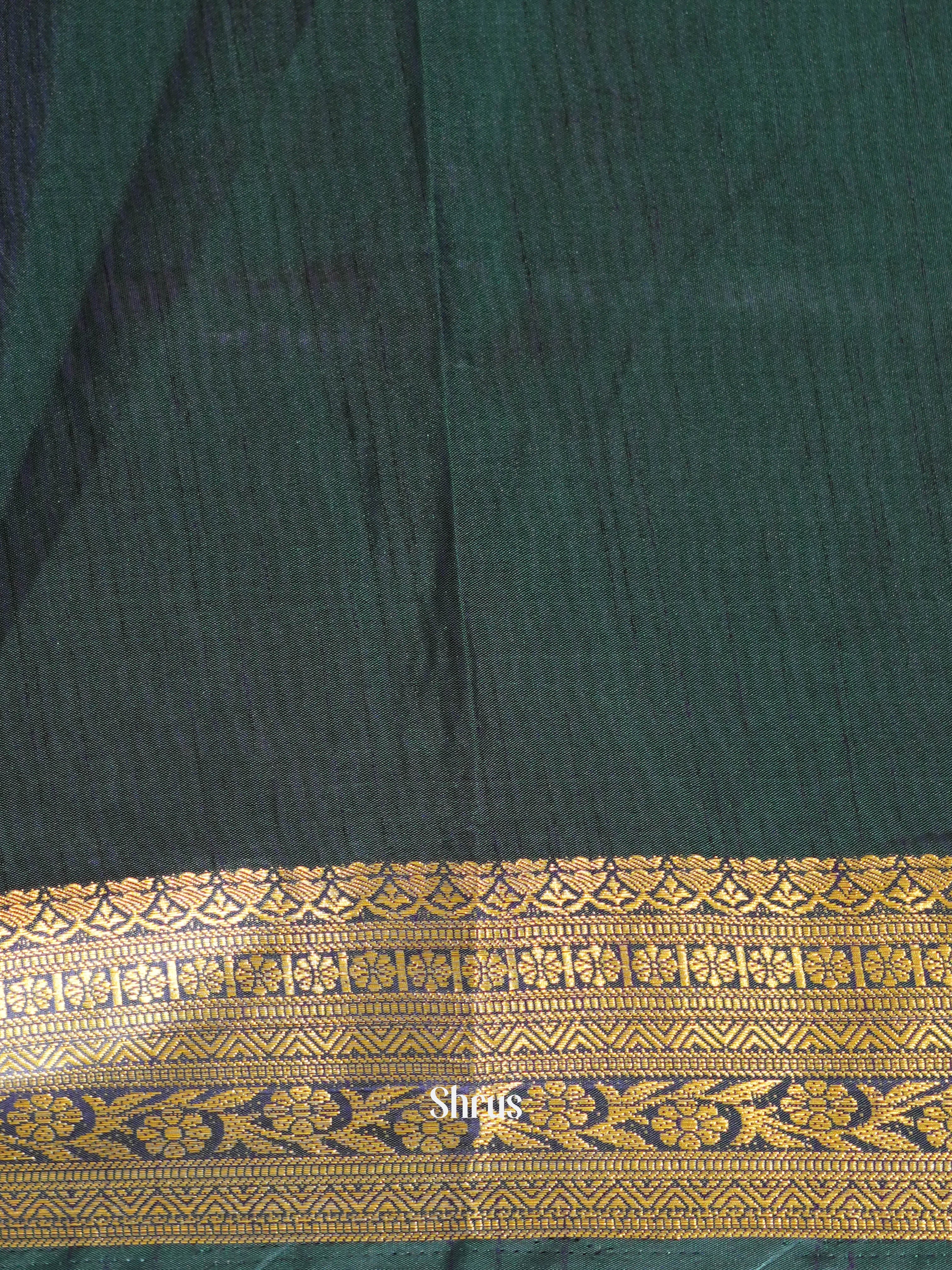 Teal & Blue - Semi patola Saree