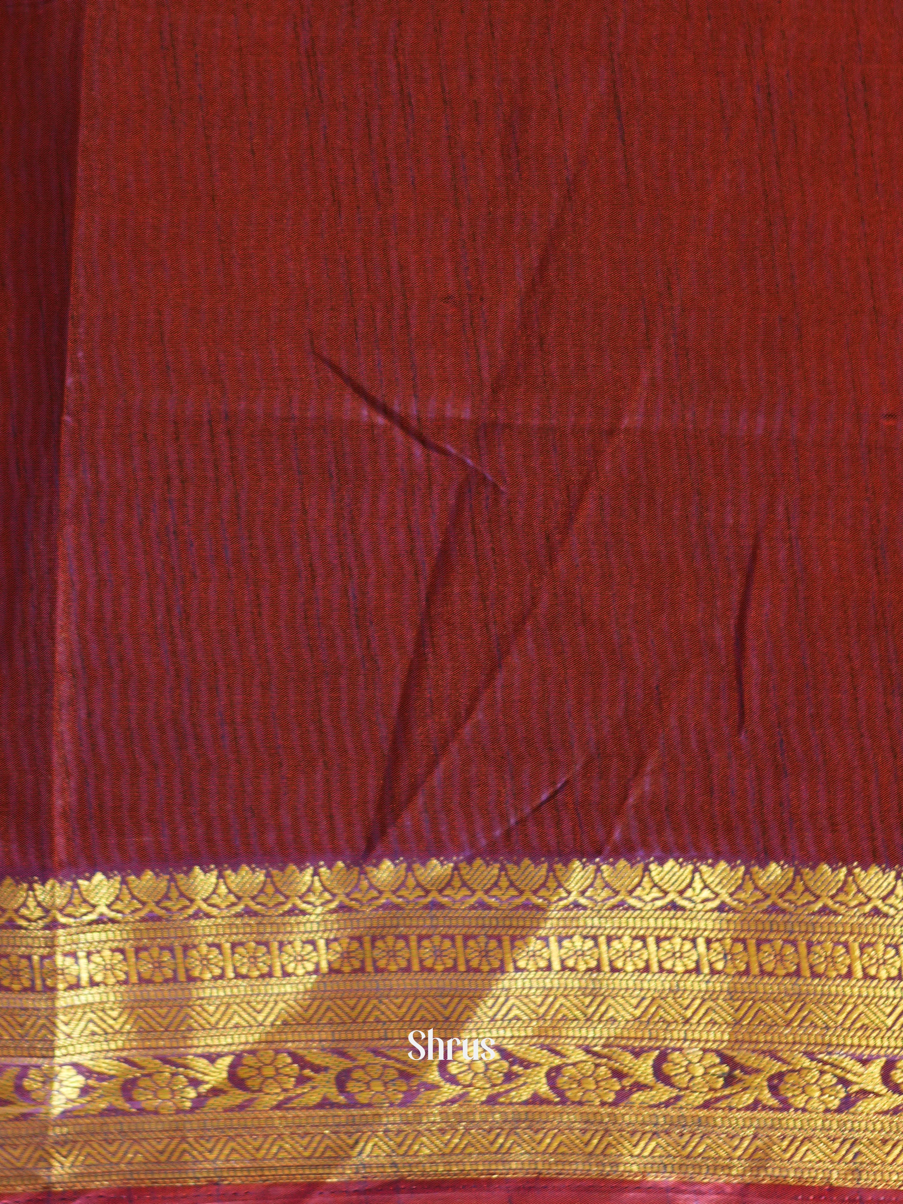 Pink & Maroon - Semi patola Saree