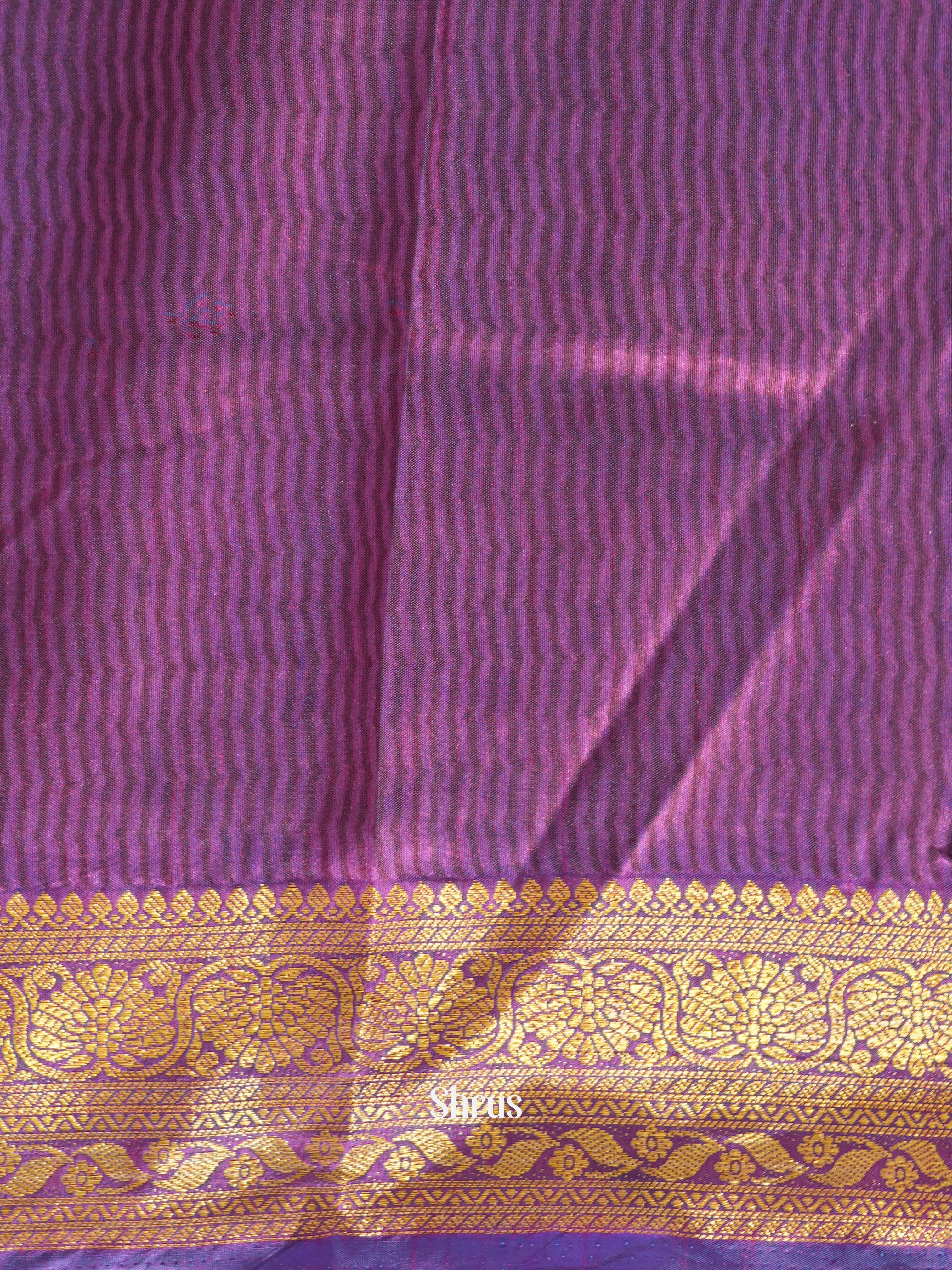 Blue & Purple - Semi patola Saree