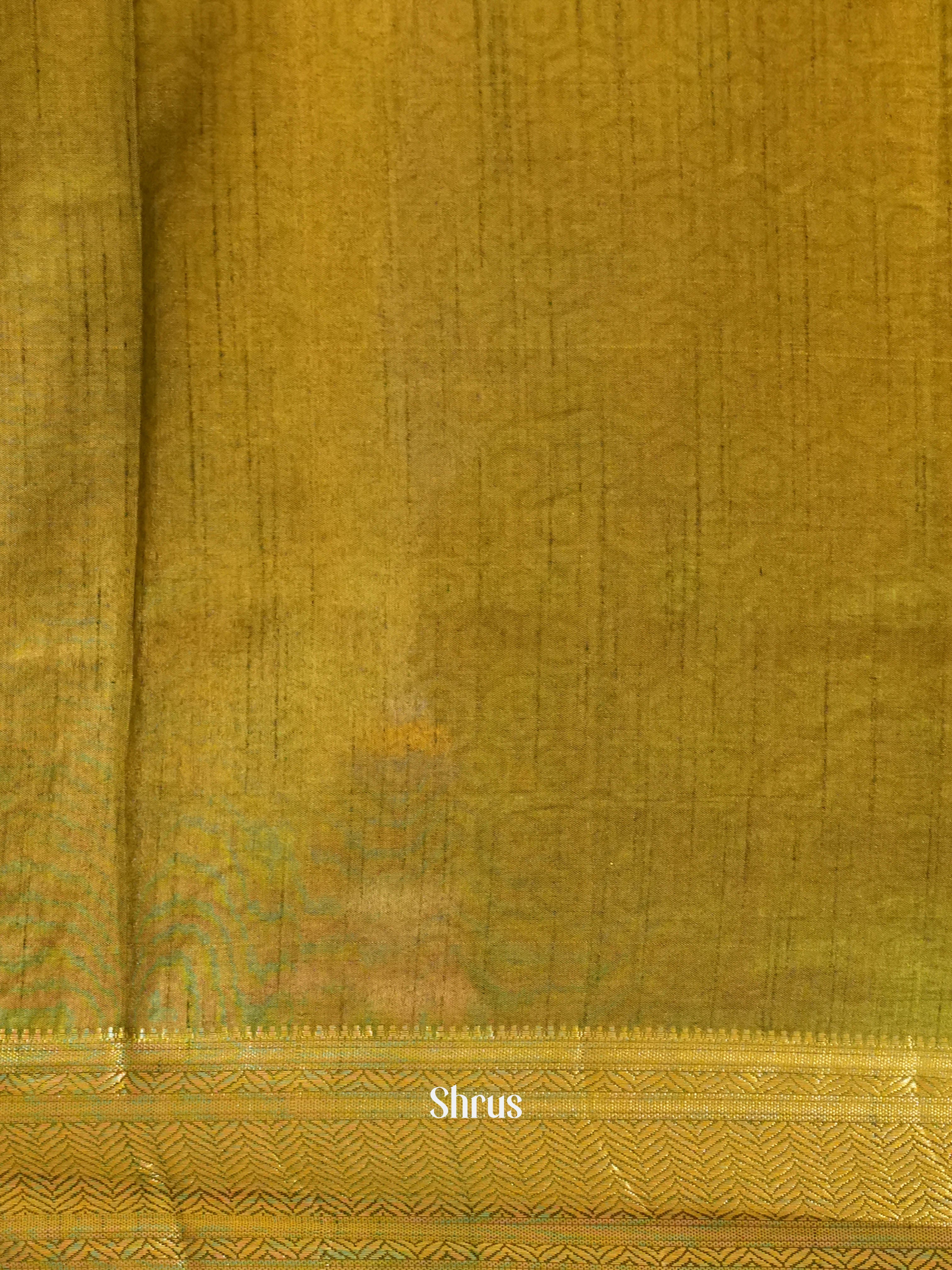 Pink & Green - Semi Patola Saree