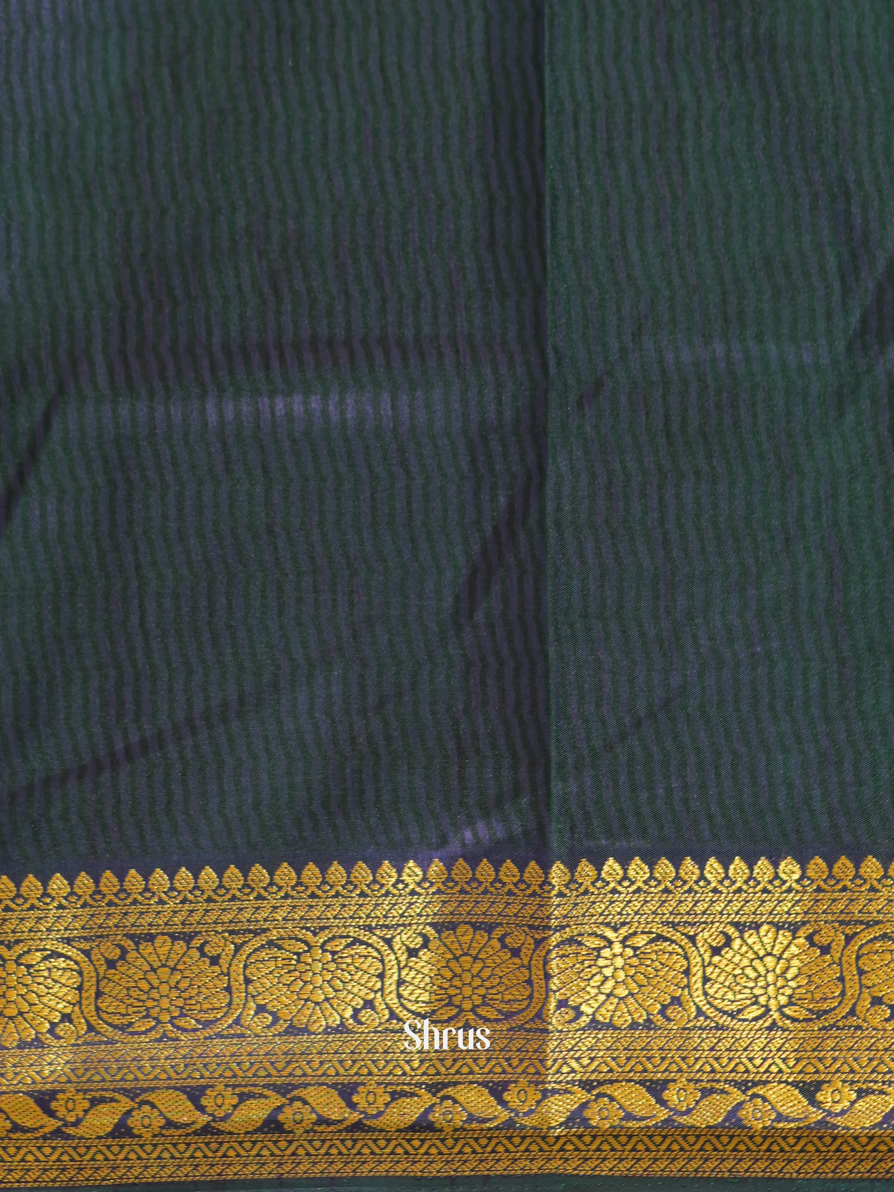 Teal & Purple  - Semi patola Saree