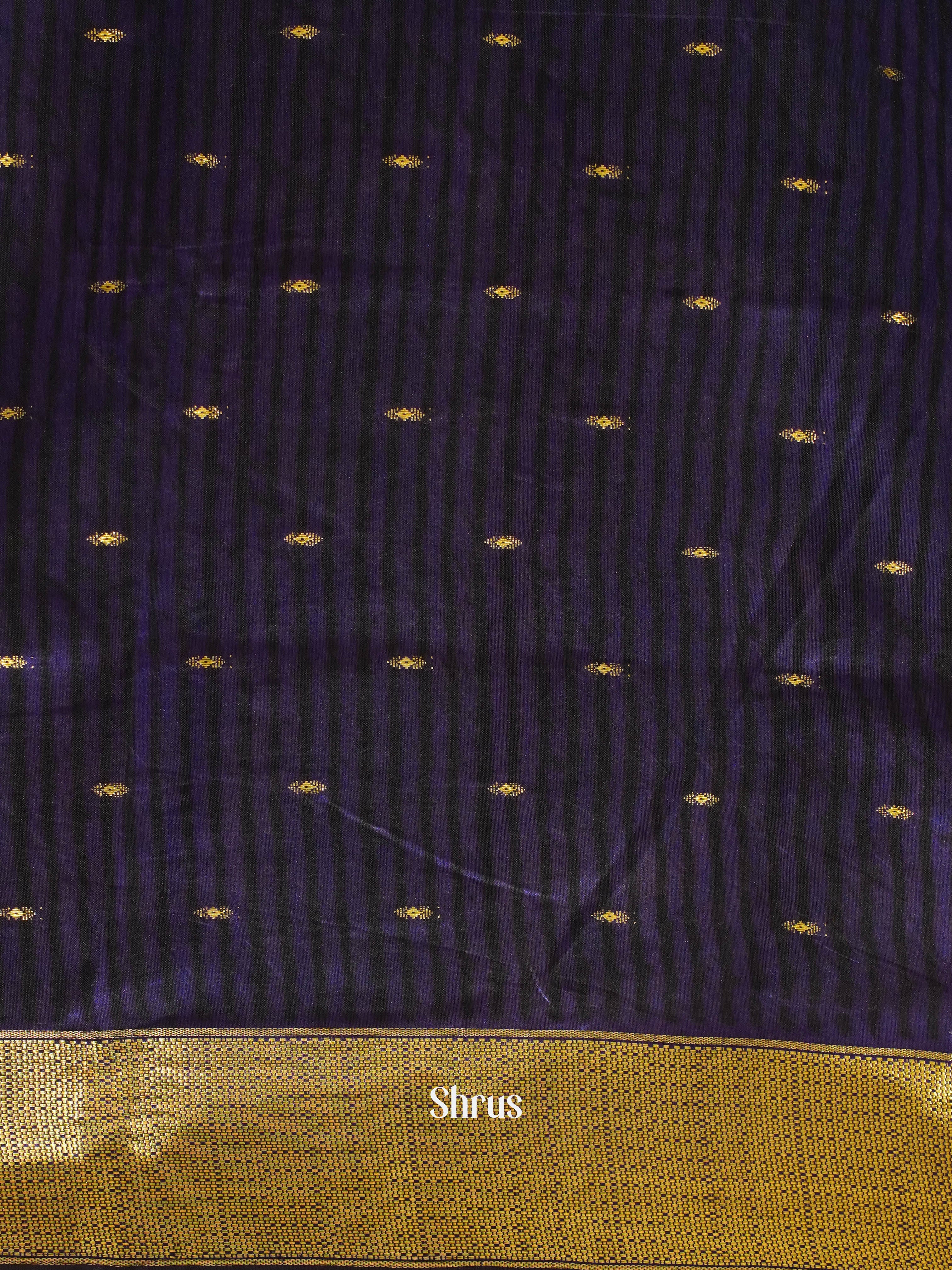 Blue & Purple - Semi Patola Saree